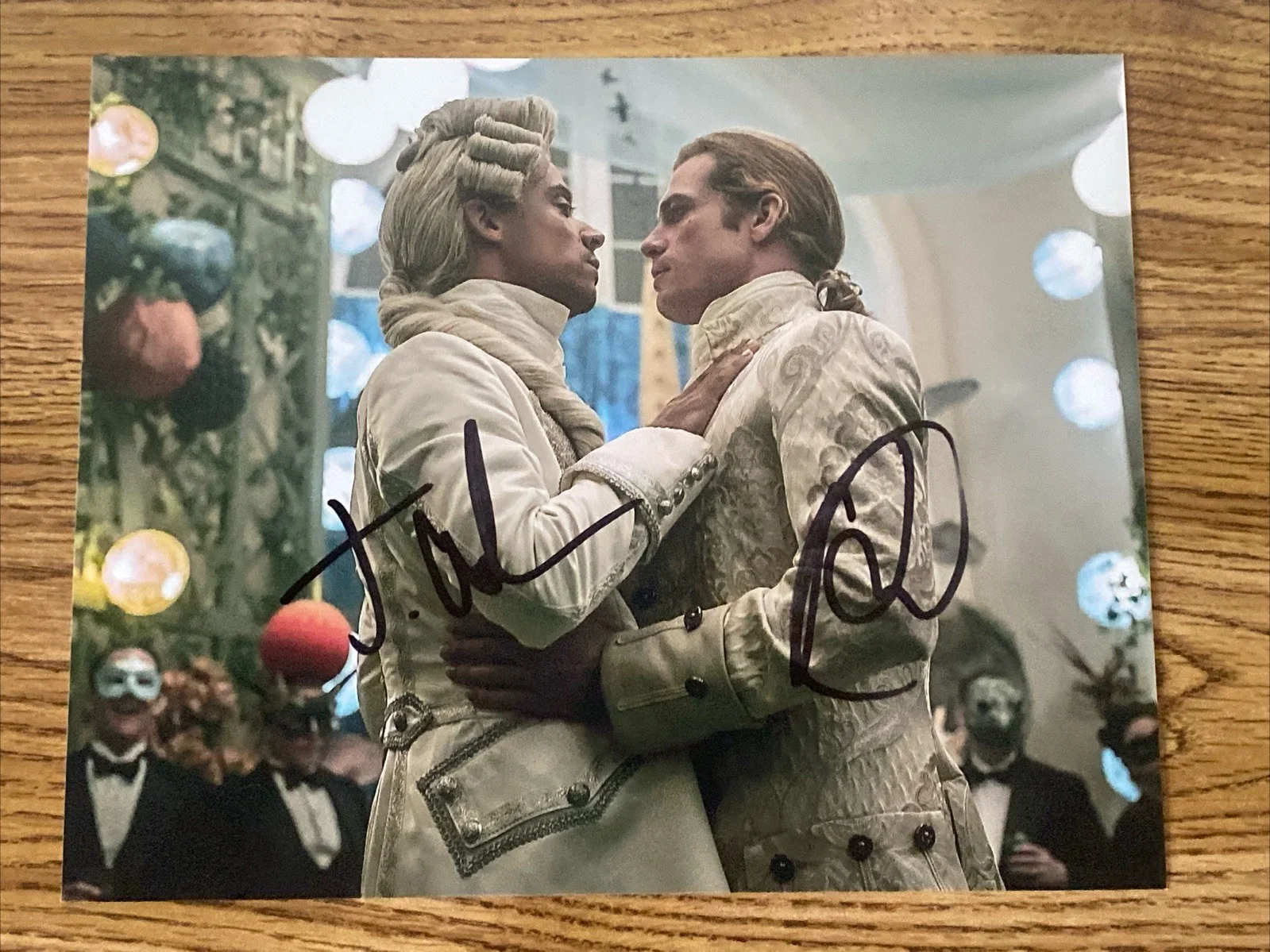 Sam Reid & Jacob Anderson — Sam Reid & Jacob Anderson Autographed 8x10 Photo Interview with the Vampire