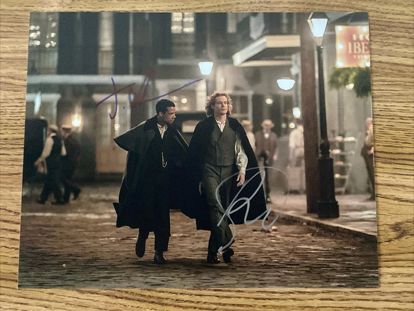 Sam Reid & Jacob Anderson — Sam Reid & Jacob Anderson Autographed 8x10 Photo Interview with the Vampire