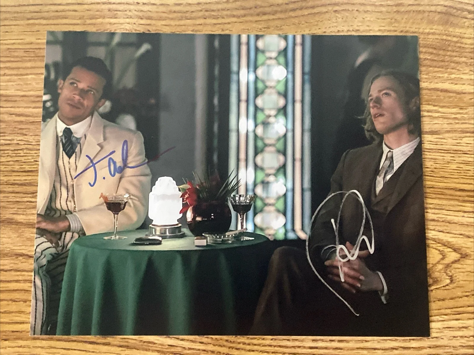 Sam Reid & Jacob Anderson — Sam Reid & Jacob Anderson Autographed 8x10 Photo Interview with the Vampire