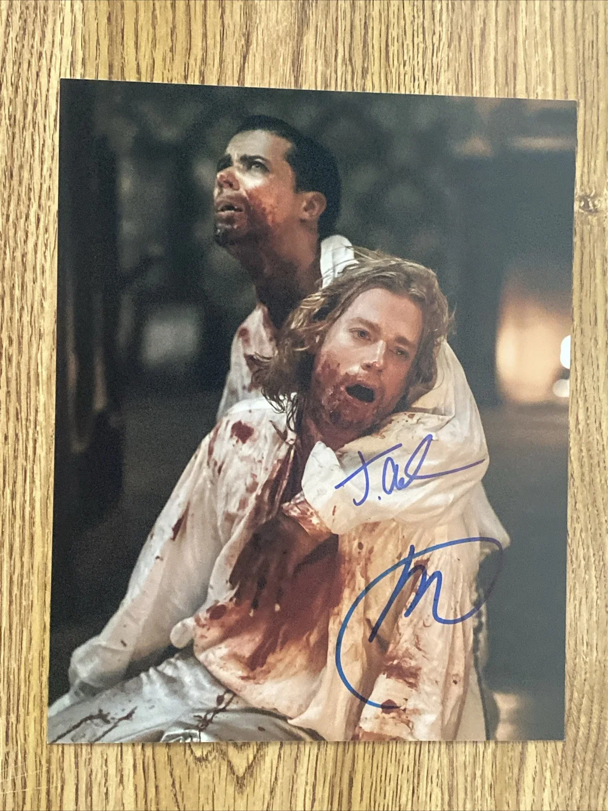 Sam Reid & Jacob Anderson — Sam Reid & Jacob Anderson Autographed 8x10 Photo Interview with the Vampire