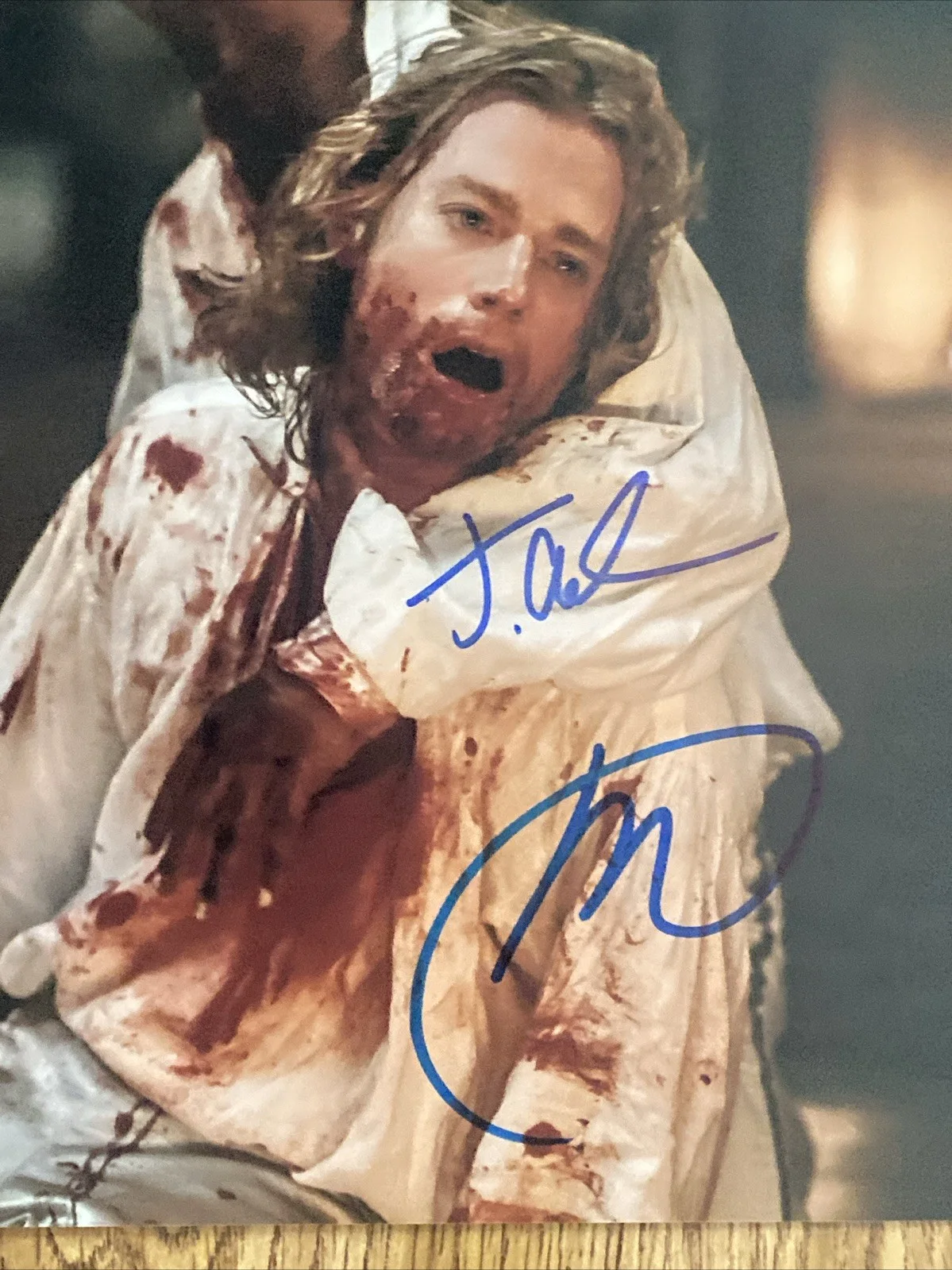 Sam Reid, Jacob Anderson — Sam Reid & Jacob Anderson Autographed 8x10 Photo Interview with the Vampire, image 2