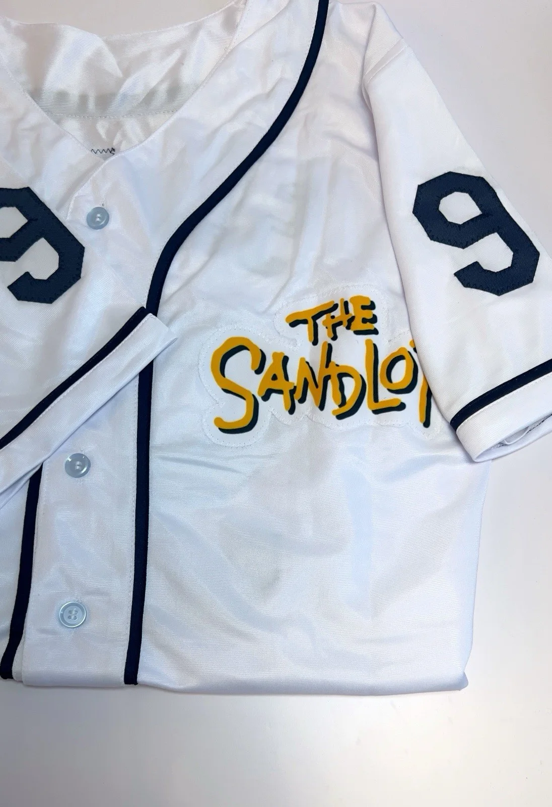 Tom Guiry, Brandon Adams, Marty York, Shane Obedzinski, Victor — The Sandlot Signed Autographed 6 Cast Signed Sandlot Official Jersey BECKETT COA, image 5