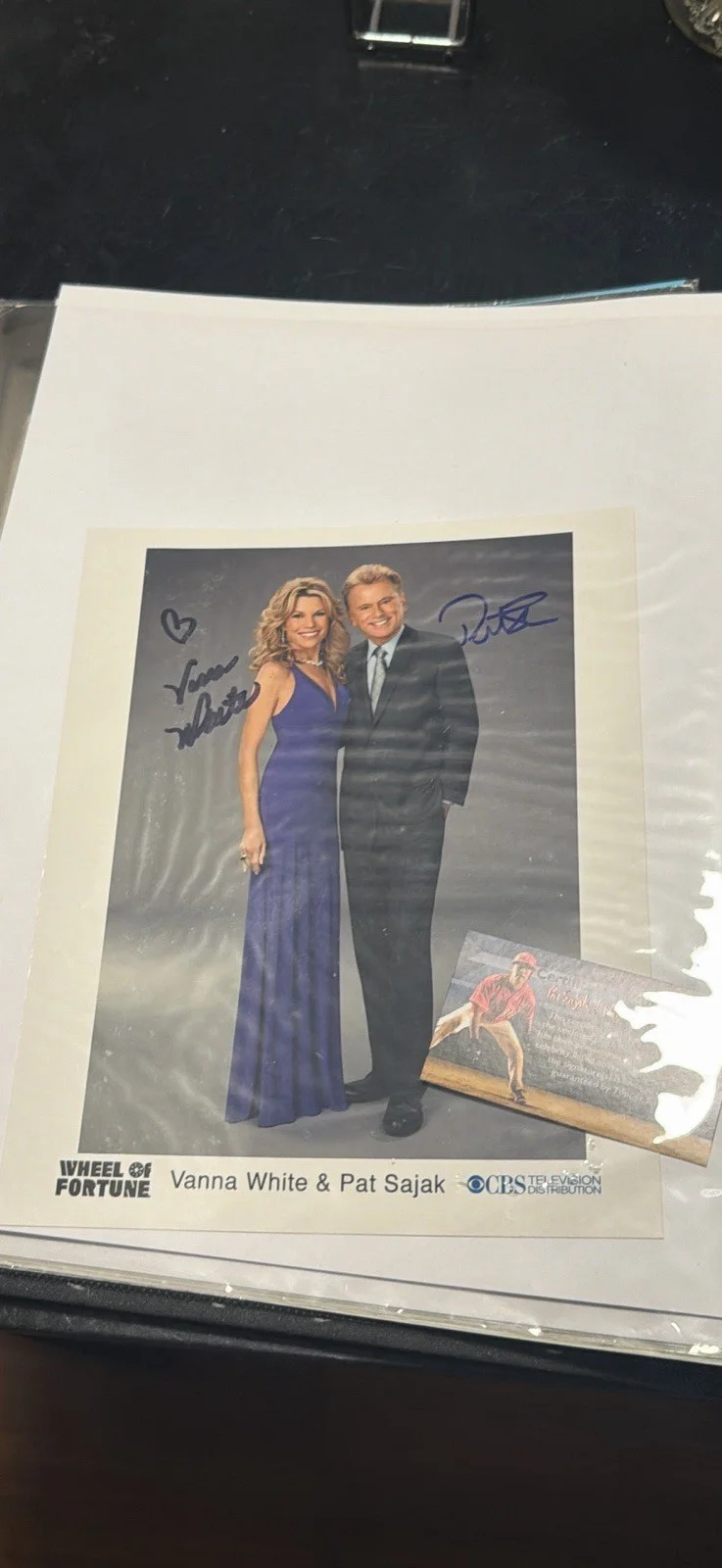 Vanna White, Pat Sajak — Wheel of Fortune Original Photo Signed by Vanna White & Pat Sajak, изображение 5