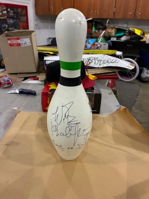 wiz khalifa autographed bowling pin, image 2