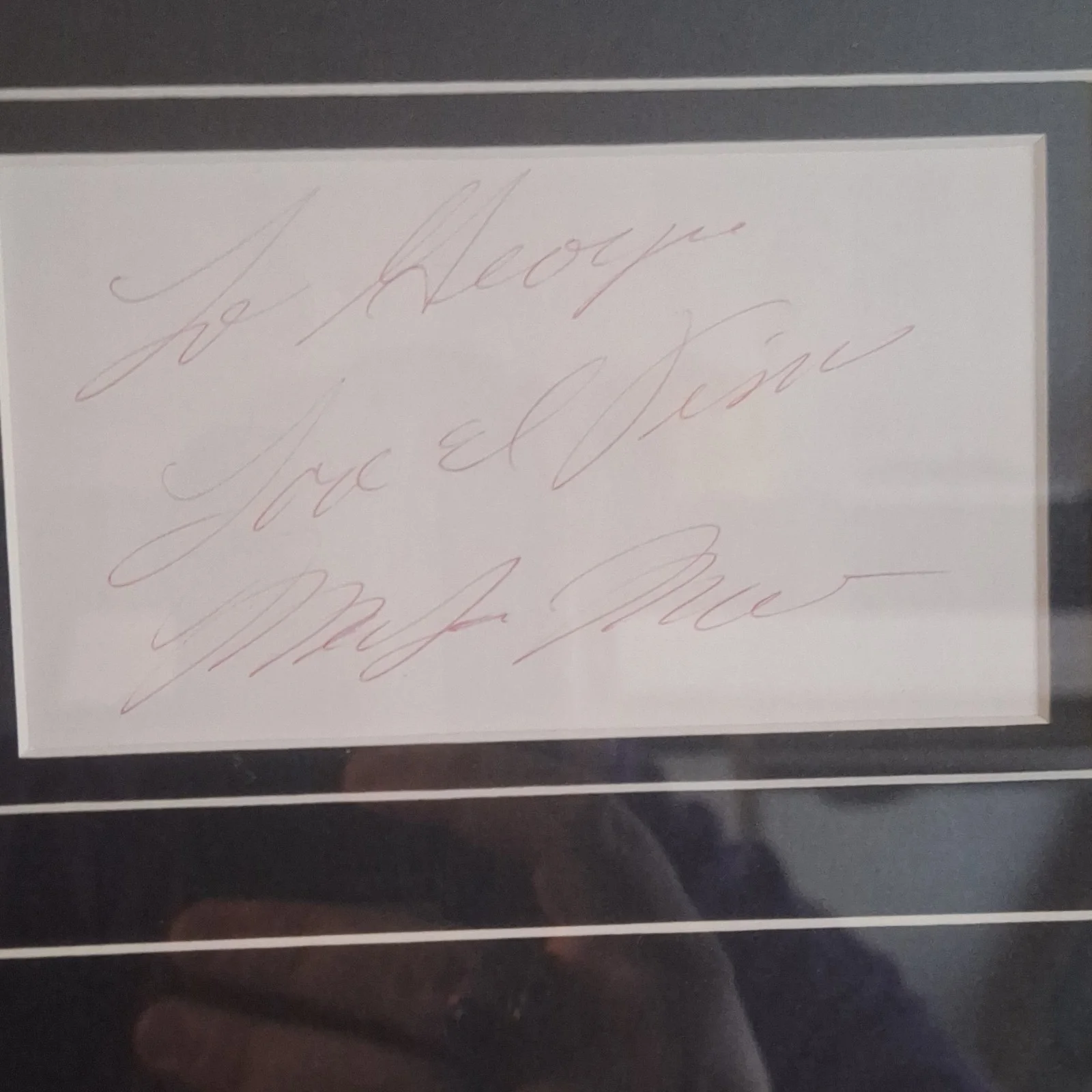 Marilyn Monroe Framed Signature w/ COA, image 2