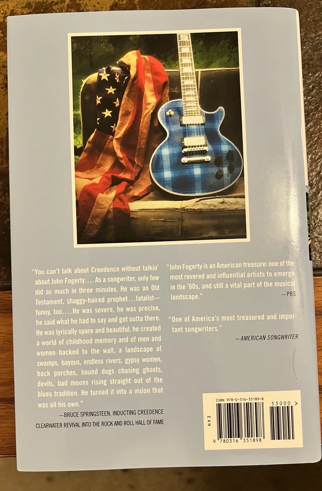 John Fogerty Signed Fortunate Son HC Book Autograph Creedence CCR, image 2