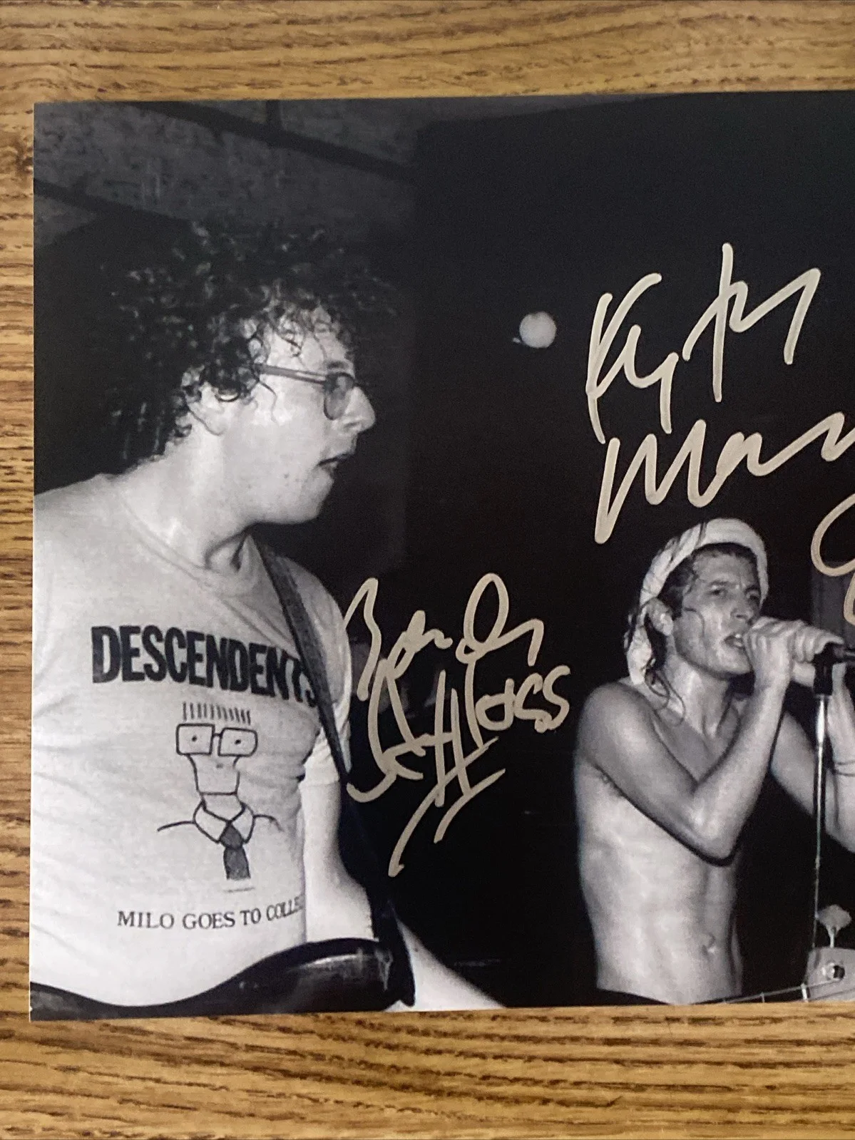 Circle Jerks Autographed 8x10 Photo Keith Morris, Greg Hetson & Zander Schloss, изображение 2