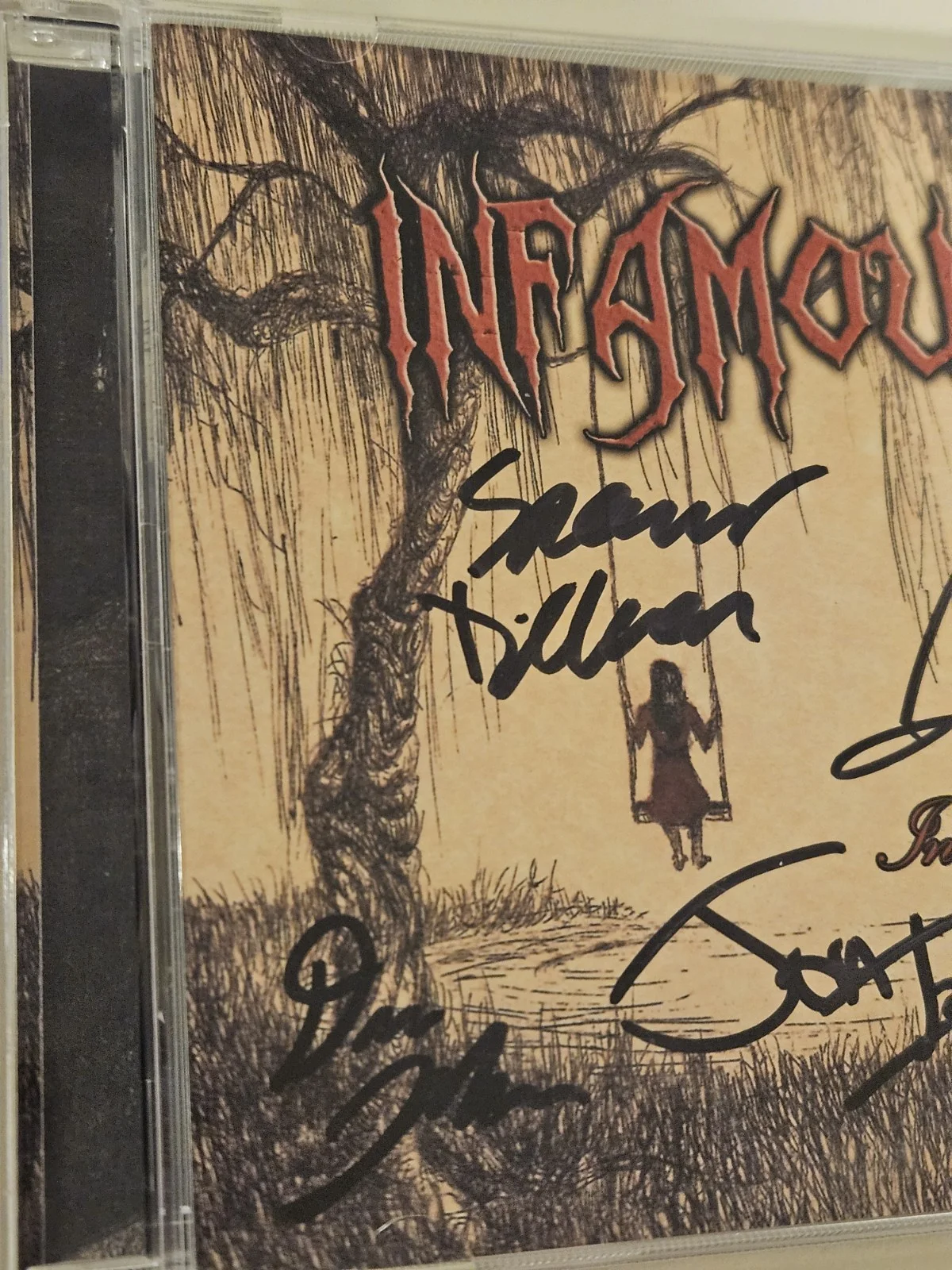 INFAMOUS Inspire Yourself RARE SIGNED CD EP Metalcore Ft. Spencer Charnas (INK), изображение 2