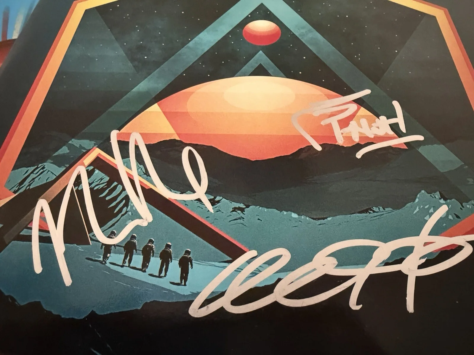 NICK HEXUM, P-NUT & CHAD SEXTON SIGNED 311 ‘VOYAGER’ VINYL RECORD LP JSA COA, изображение 3