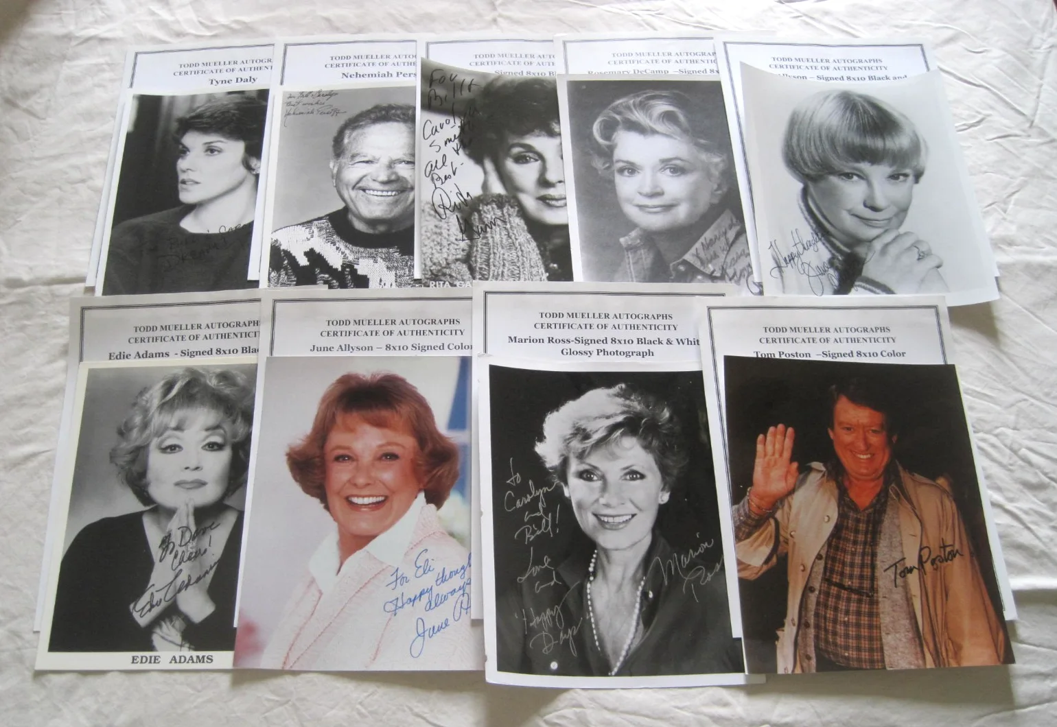 Huge Autograph Lot 306 Signatures Movie TV Entertainment Music Sports JSA BAS TM, изображение 4