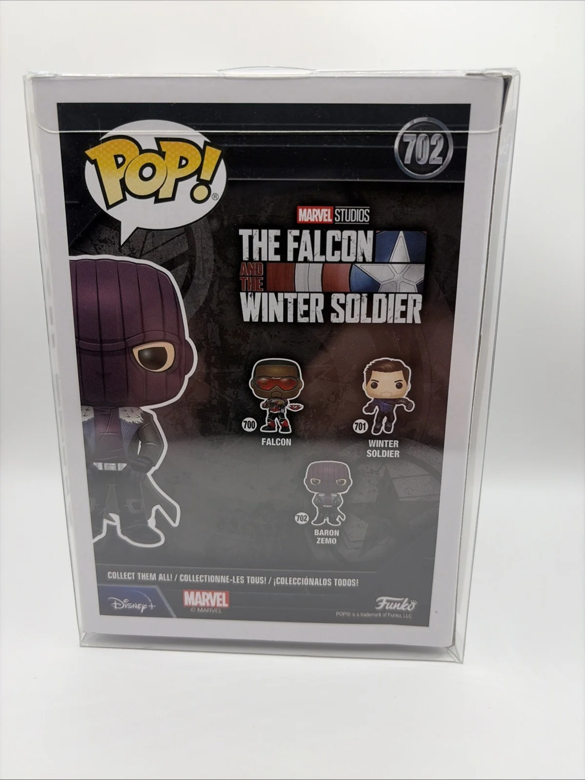 Baron Zemo Funko 702 Signed by Daniel Brühl Beckett Certified, image 2