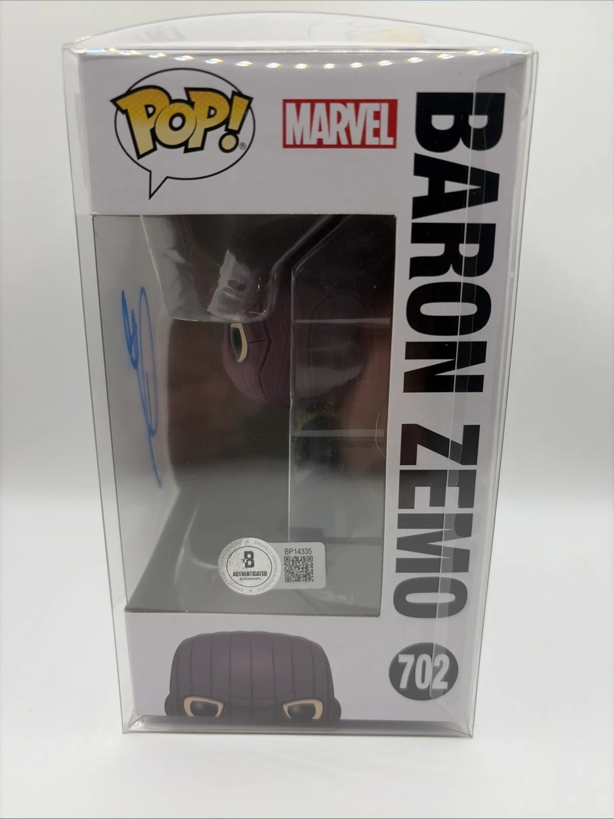 Baron Zemo Funko 702 Signed by Daniel Brühl Beckett Certified, image 3
