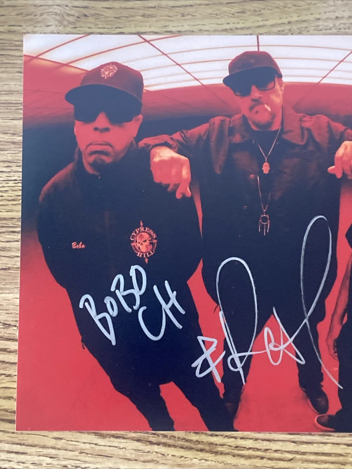 Cypress Hill Autographed 8x10 Photo B Real Sen Dog Bobo, image 2