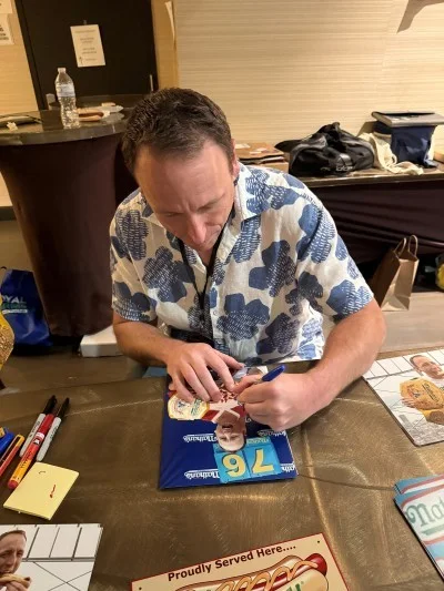 Joey Chestnut autographed 8x10 Photo COA, image 2