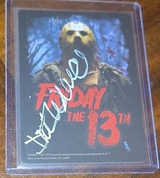 Jason Voorhees Lot of 4 Autograph Items From Friday The 13th, изображение 2
