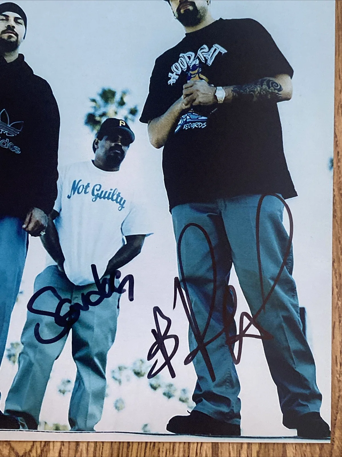 Cypress Hill Autographed 8x10 Photo B Real DJ Muggs Sen Dog, image 3