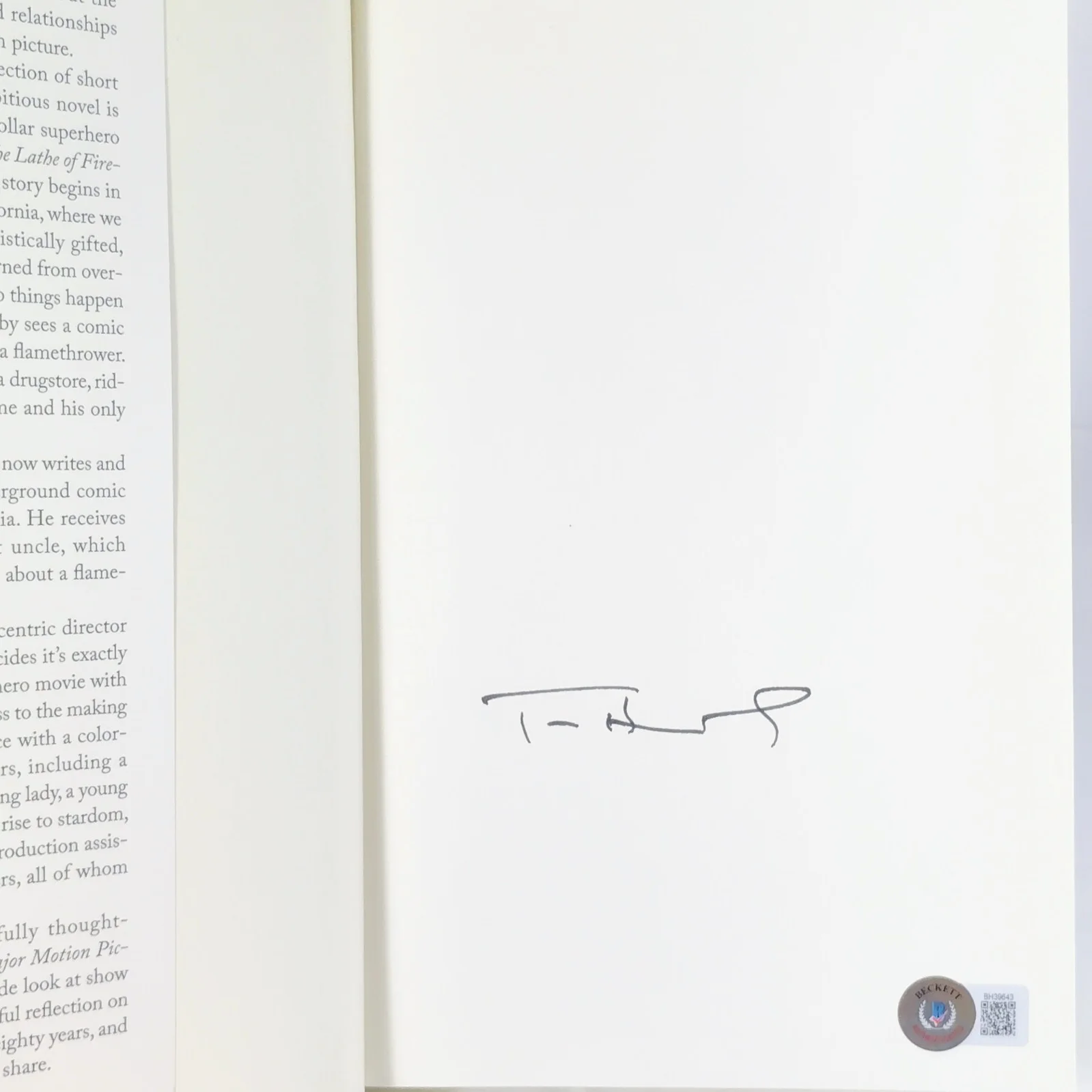 Tom Hanks — Tom Hanks Signed 1st Edition Book Beckett COA Toy Story Forrest Gump Autograph, изображение 4