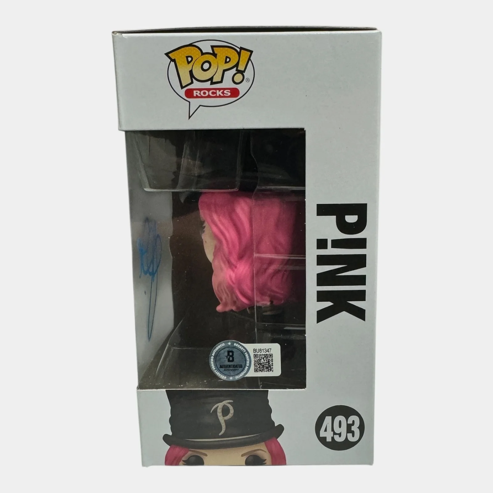 Pink Signed Autograph Funko Pop 493 Beckett BAS P!nk, изображение 2