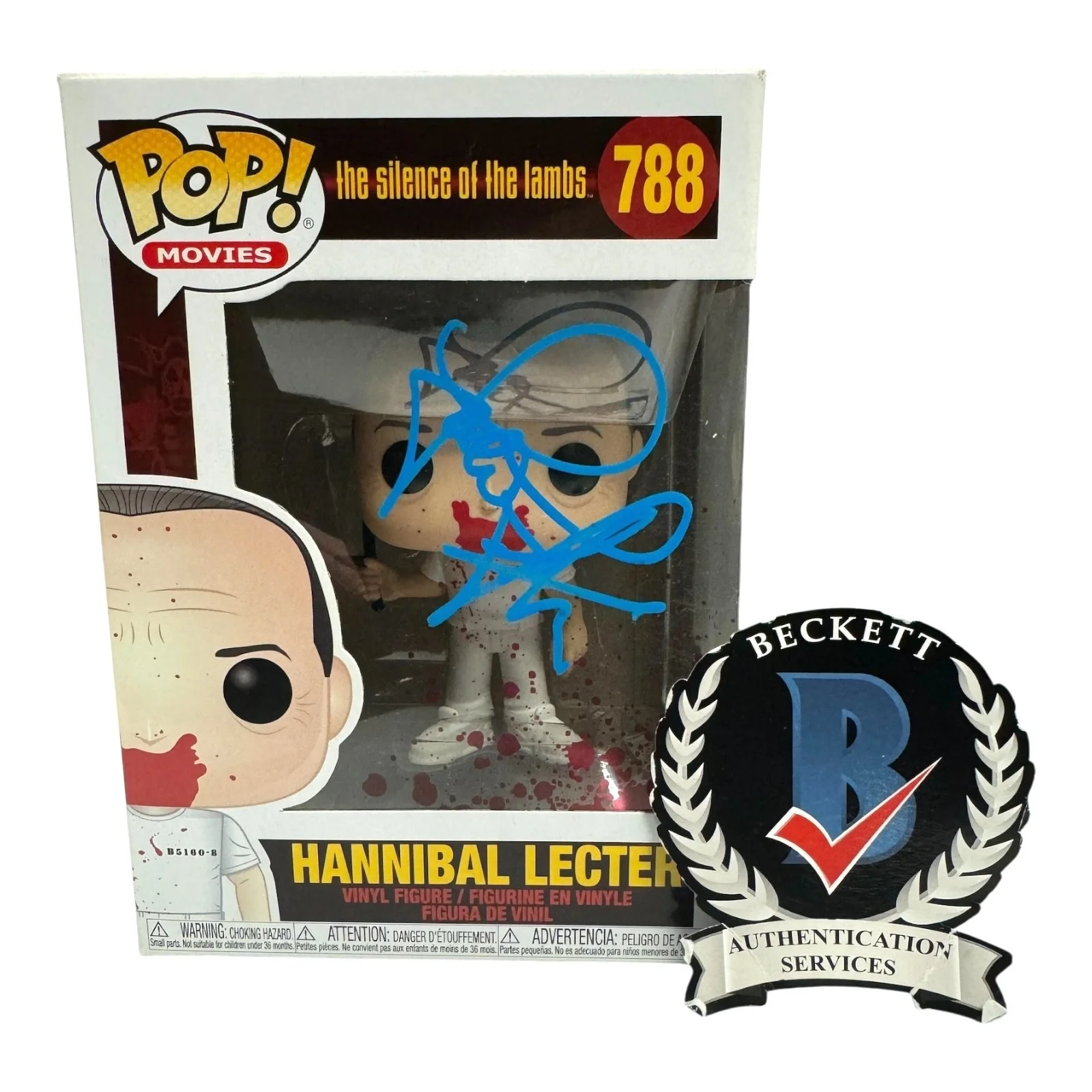 JODIE FOSTER — JODIE FOSTER SIGNED AUTOGRAPH FUNKO POP SILENCE OF THE LAMBS 788 BECKETT BAS