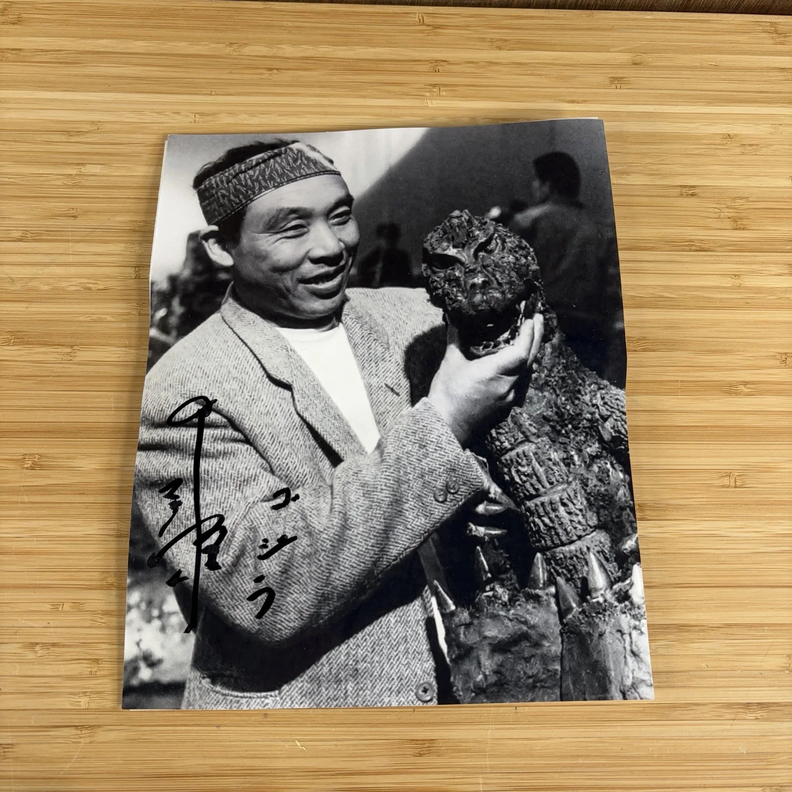 Haruo Nakajima — Haruo Nakajima Autograph 8x10 Photo Godzilla Suit Actor (1954 - 1972), image 4