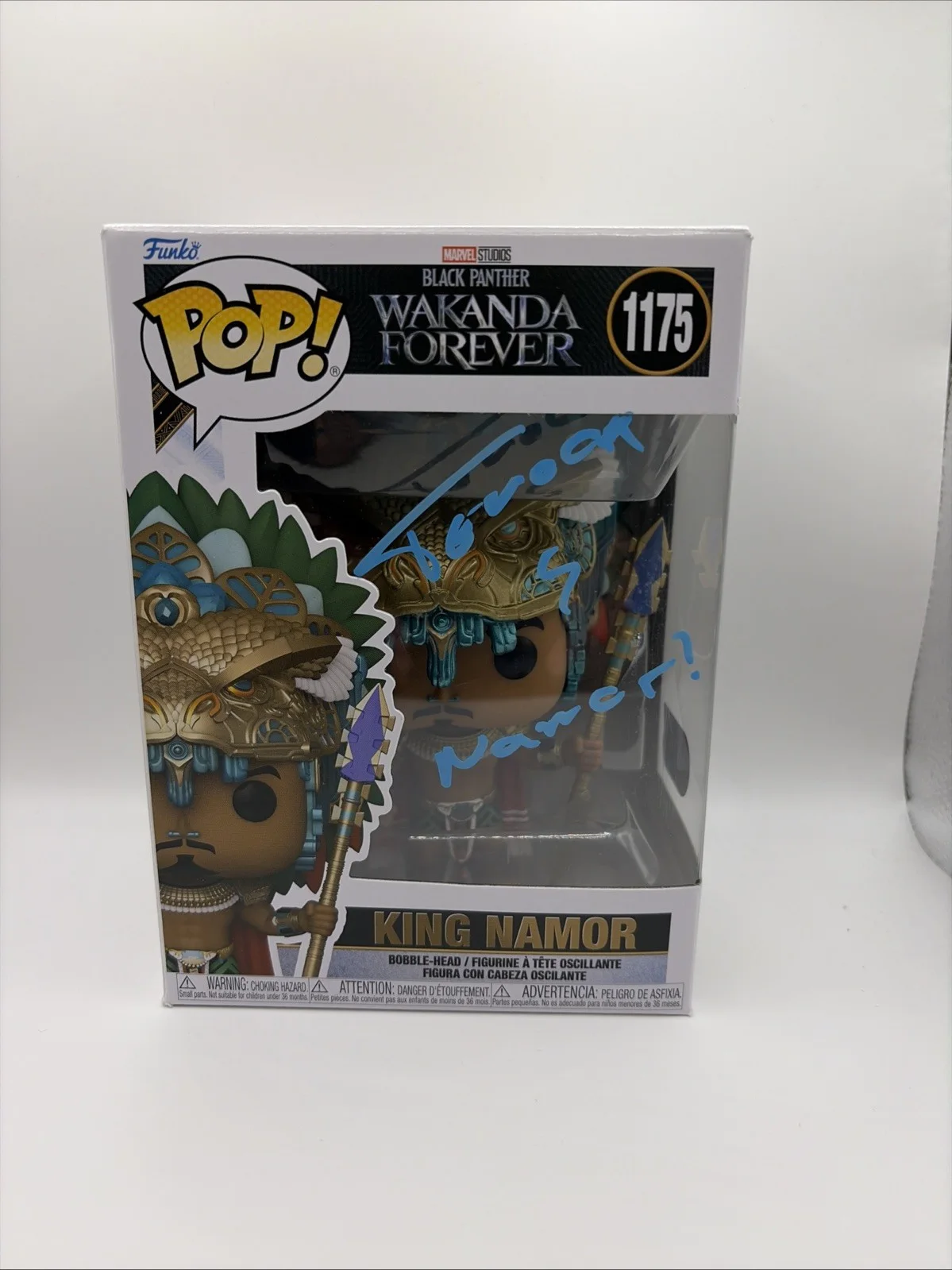 Tenoch Huerta — King Namor Funko Signed by Tenoch Huerta SWAU Certified Authentic, image 2