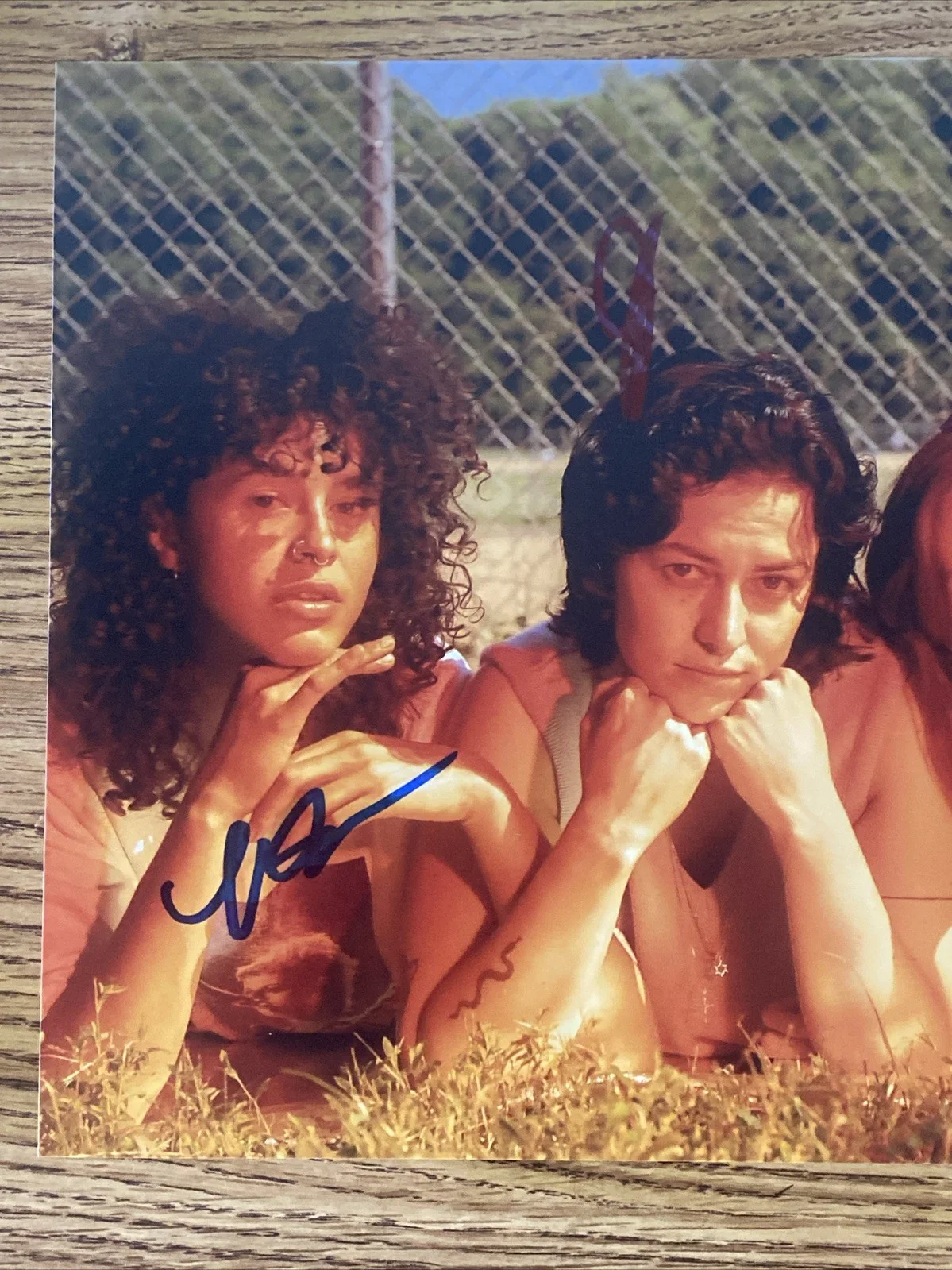 Muna Autographed 8x10 Photo Complete Band Saves the World, image 2