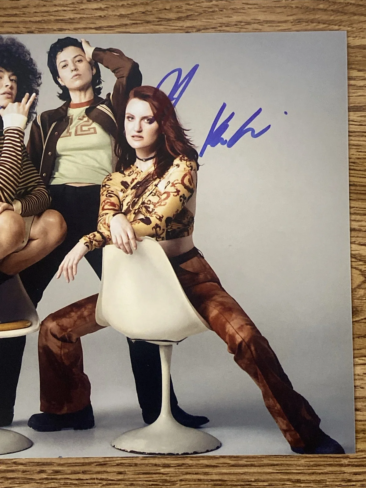 Muna Autographed 8x10 Photo Complete Band Saves the World, image 3
