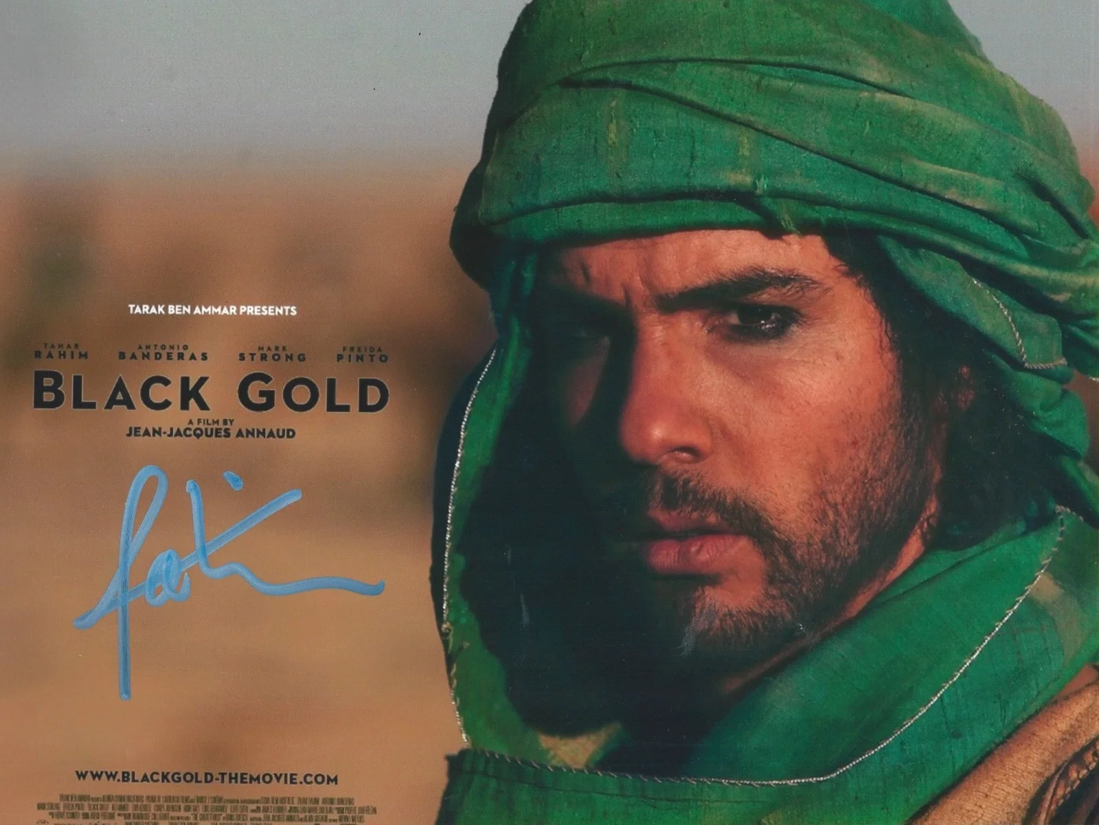 Tahar Rahim — Tahar Rahim signed 8x10 Photo. In Person Proof. A Prophet, Madame Web