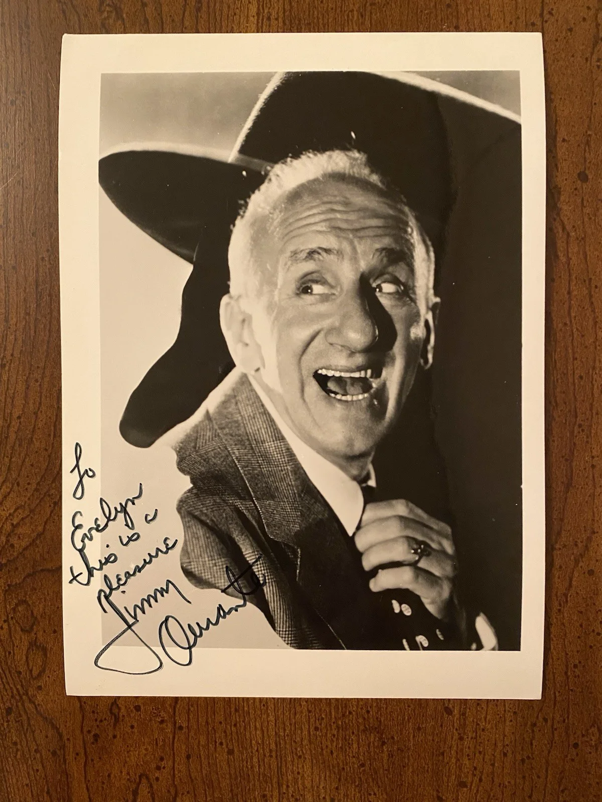 Jimmy Durante — Jimmy Durante Signed Autographed Photo With COA Frosty The Snowman Music For Mil