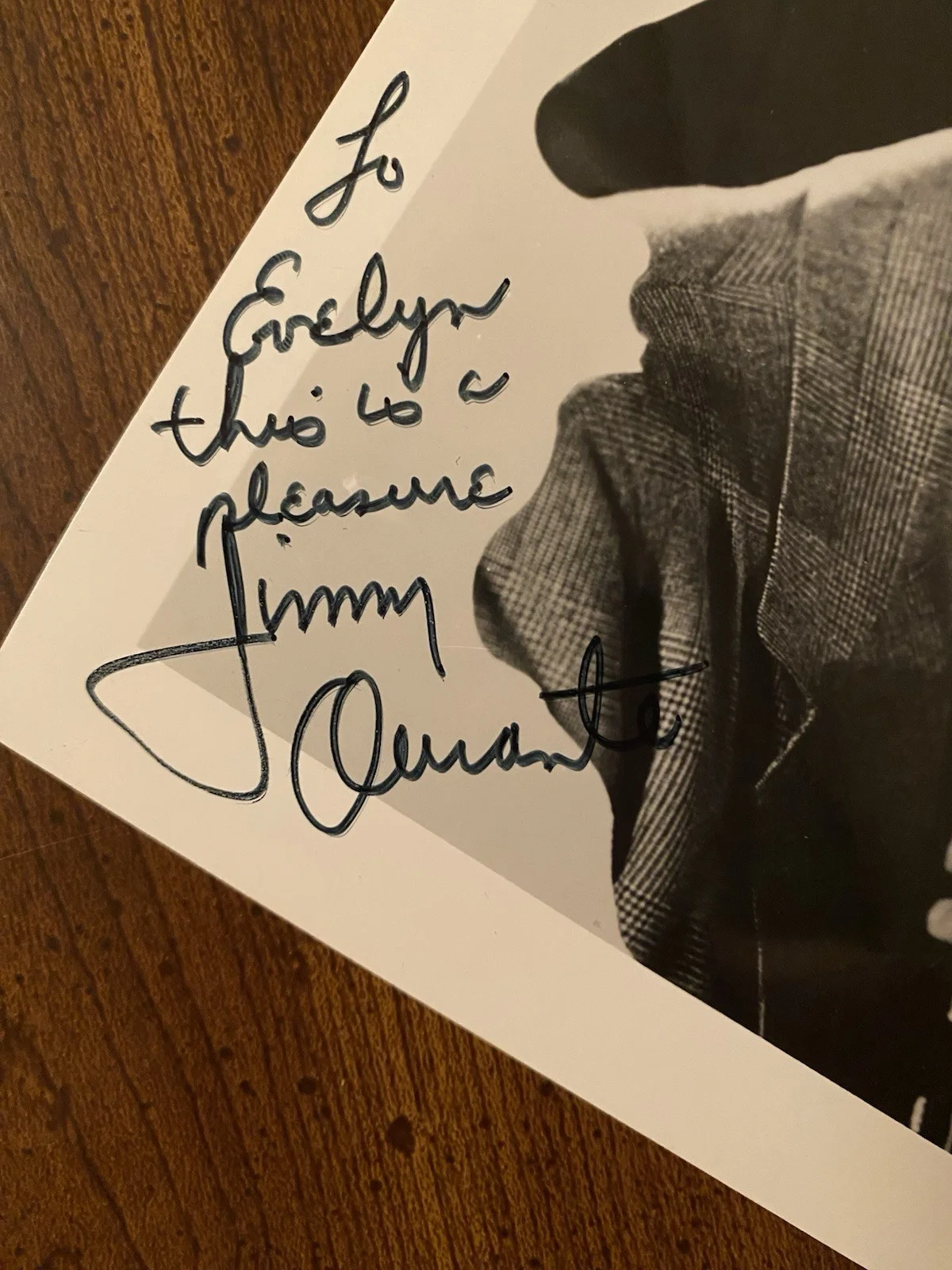 Jimmy Durante — Jimmy Durante Signed Autographed Photo With COA Frosty The Snowman Music For Mil, изображение 2