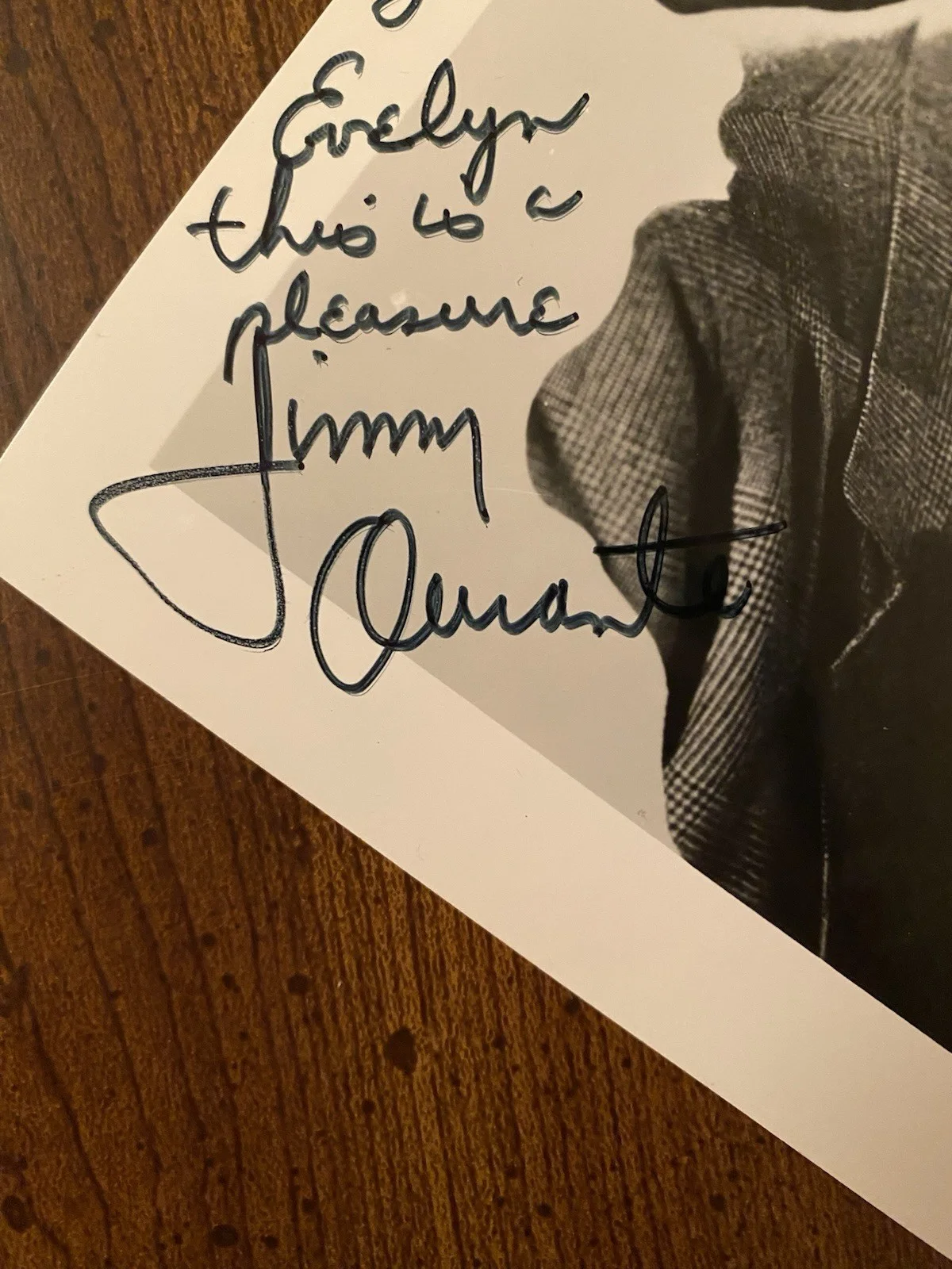 Jimmy Durante — Jimmy Durante Signed Autographed Photo With COA Frosty The Snowman Music For Mil, изображение 3