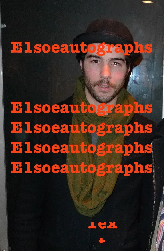 Tahar Rahim — Tahar Rahim signed A Prophet 8x10 Photo. In Person Proof. Madame Web, image 2