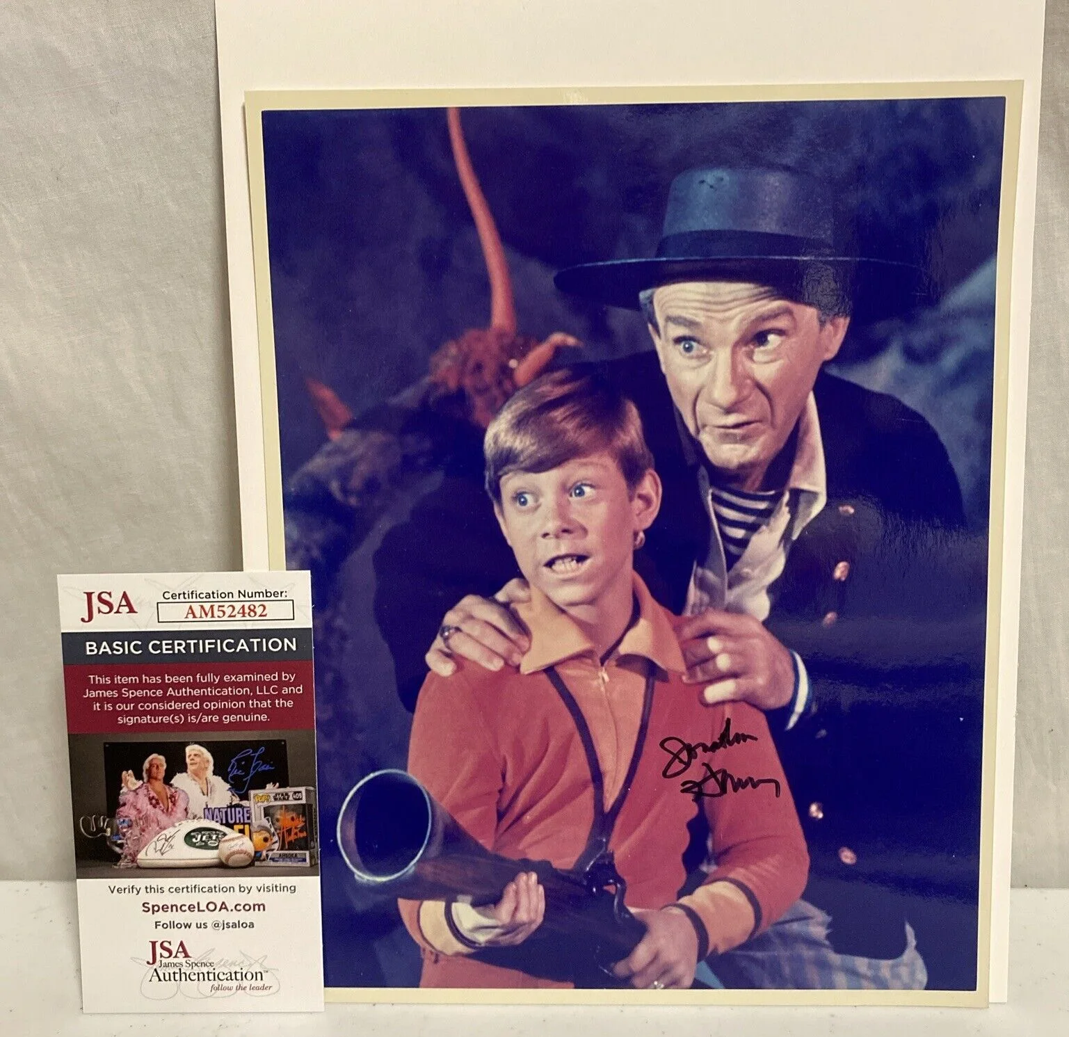 LOST IN SPACE JONATHAN HARRIS SIGNED PHOTO Classic Pose DR. SMITH Authentic JSA, image 5