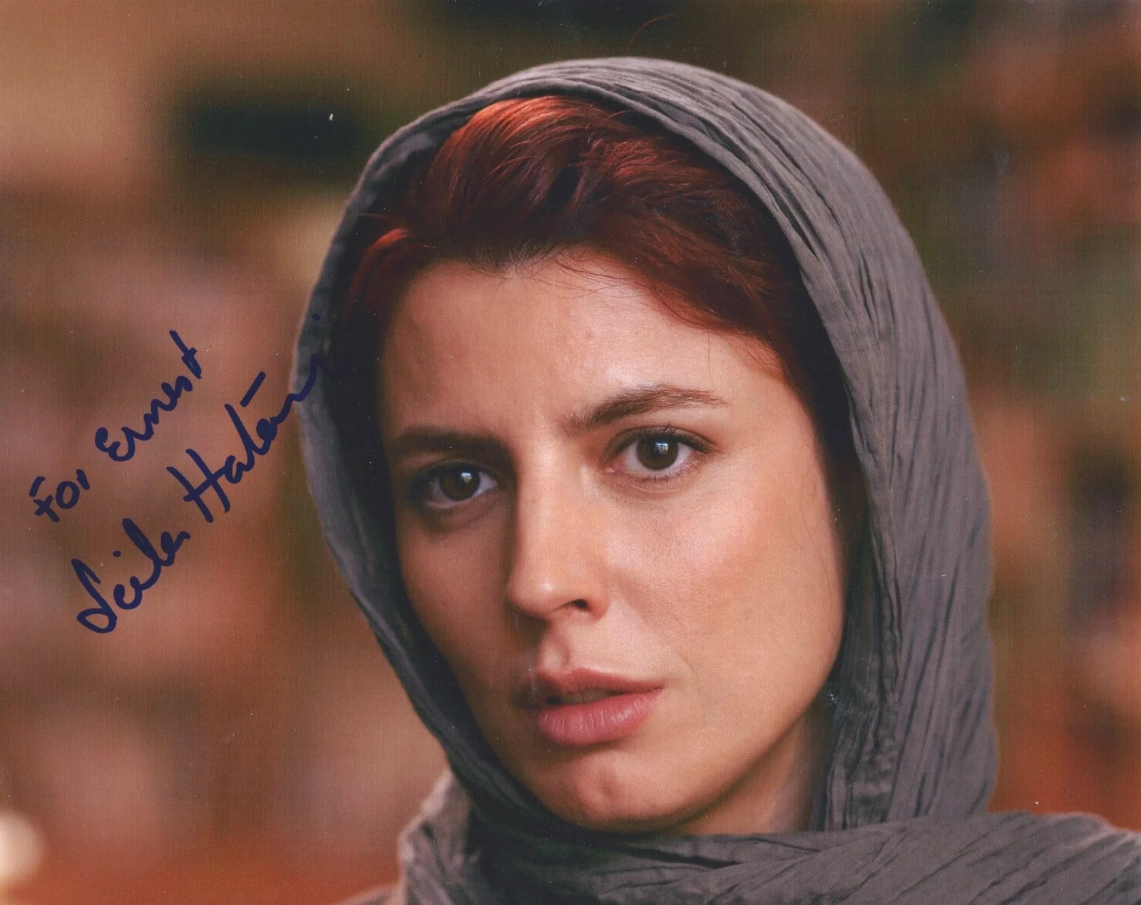 Leila Hatami — Leila Hatami signed A Separation 8x10 Photo. In Person Proof. Tale of the Sea