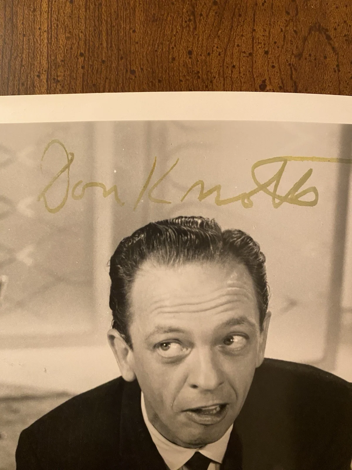 Don Knotts — Don Knotts Signed Autographed Photo With COA Move Over Darling, image 2