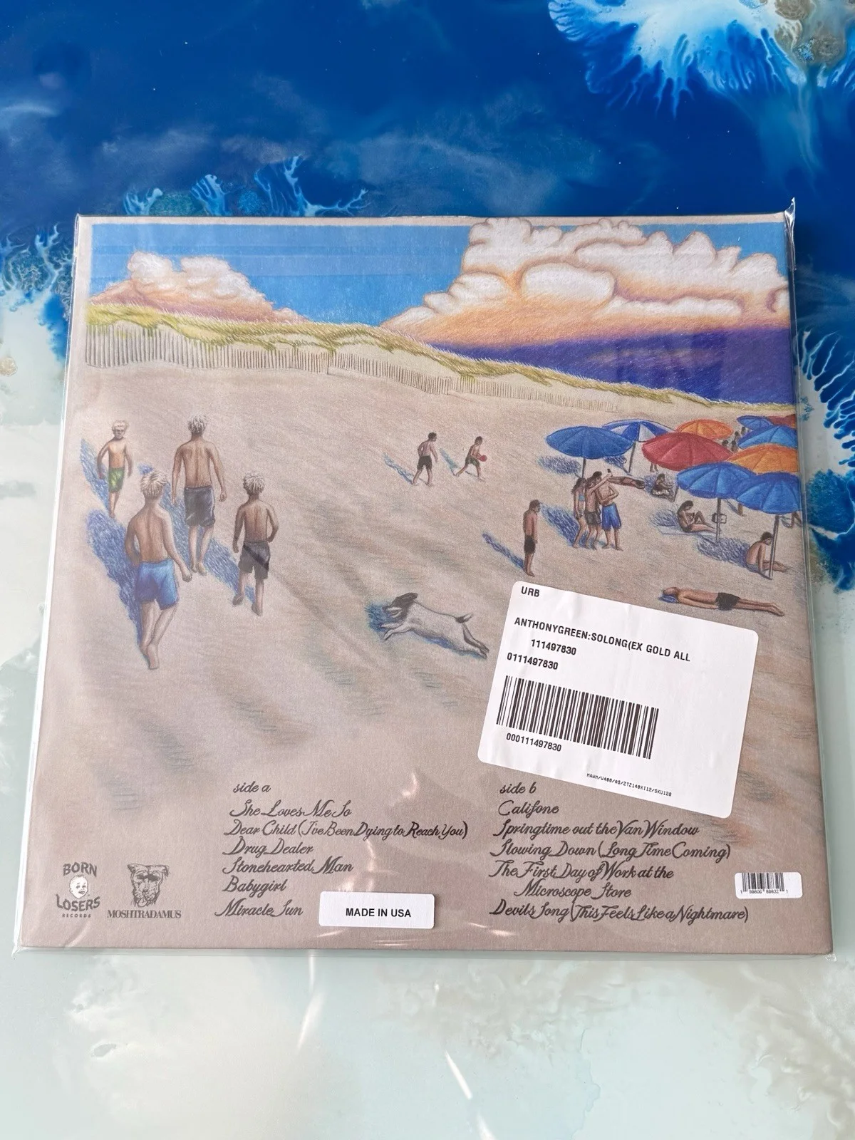 Anthony Green – So Long, Avalon SIGNED Gold Galaxy UO Exclusive /100 NEW SEALED, image 2