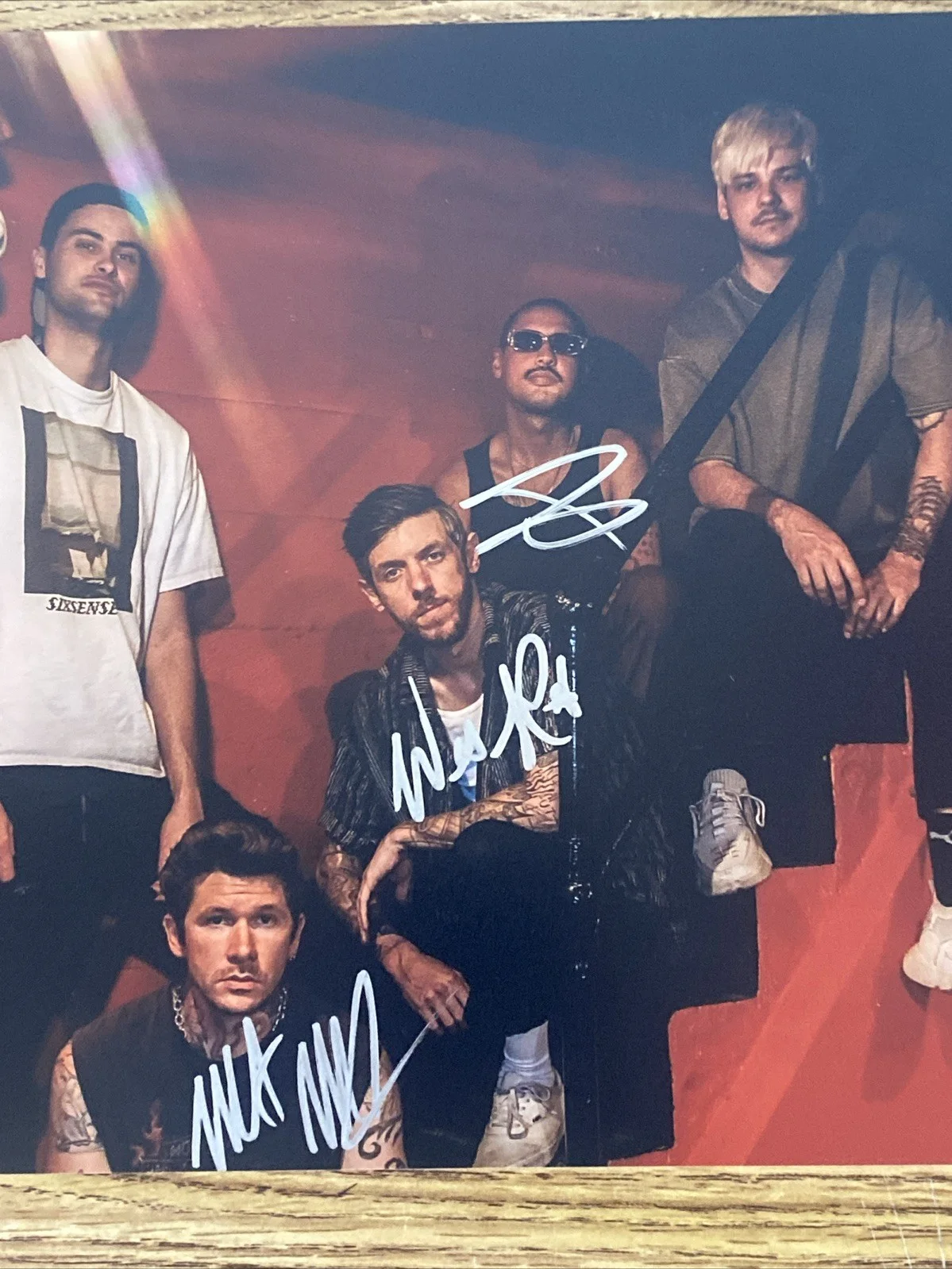 Rain City Drive Band Autographed 8x10 Photo Matt McAndrew +2, изображение 2
