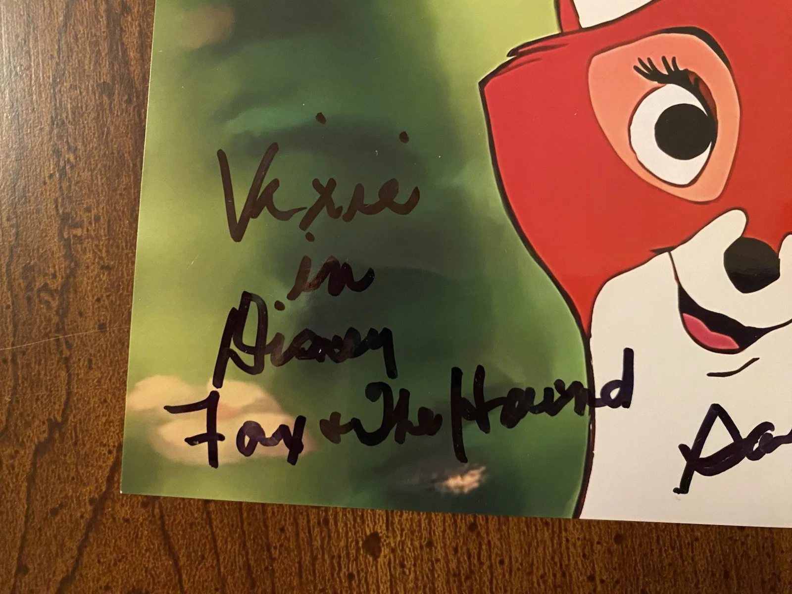 Sandy Duncan — Sandy Duncan Signed Autographed Photo With COA The Fox And The Hound Vixey, изображение 2