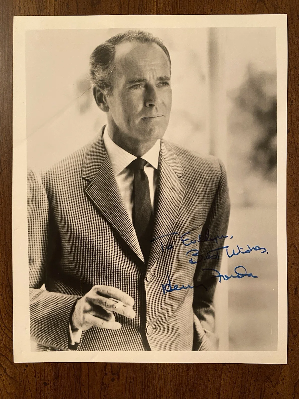 Henry Fonda — Henry Fonda Signed Autographed Photo With COA 12 Angry Men The Grapes Of Wrath