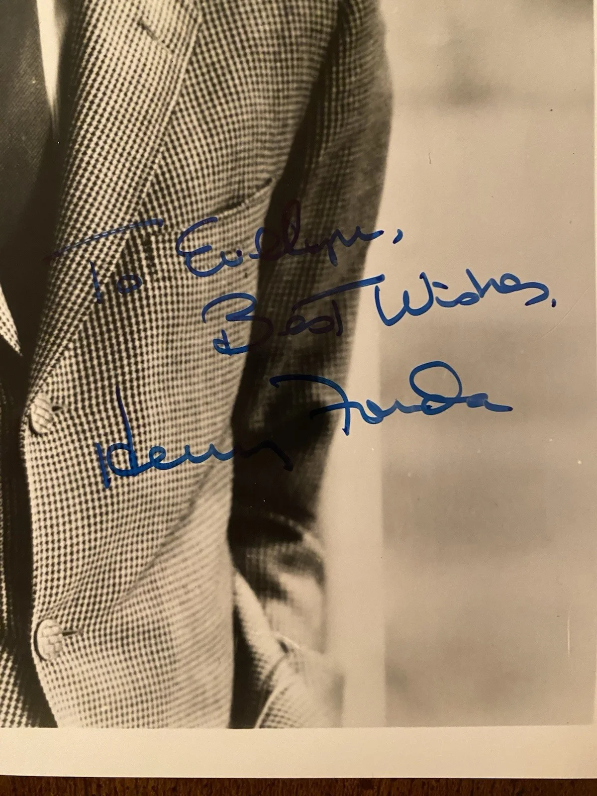 Henry Fonda — Henry Fonda Signed Autographed Photo With COA 12 Angry Men The Grapes Of Wrath, изображение 2