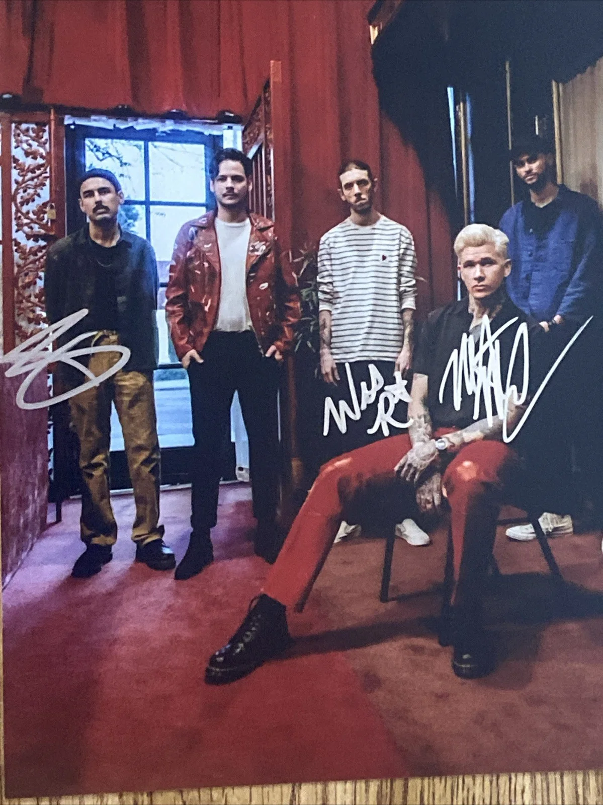 Rain City Drive Band Autographed 8x10 Photo Matt McAndrew +2, изображение 2