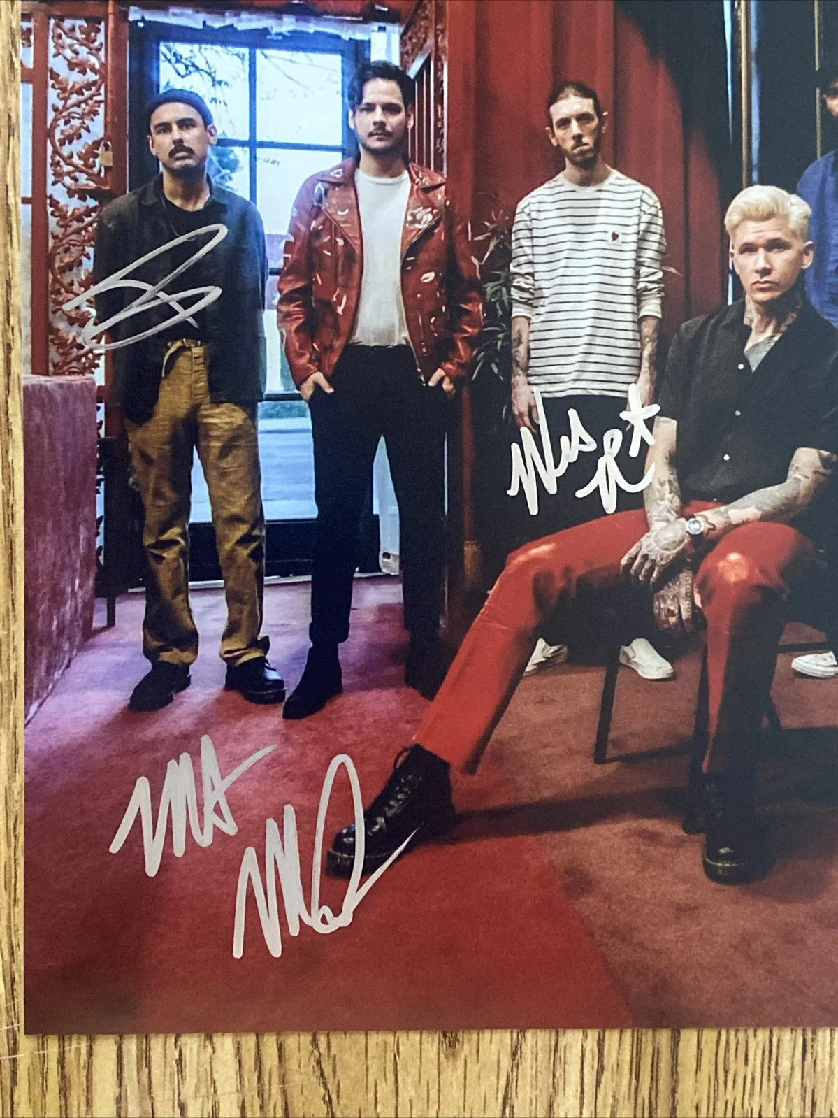 Rain City Drive Band Autographed 8x10 Photo Matt McAndrew +2, изображение 2
