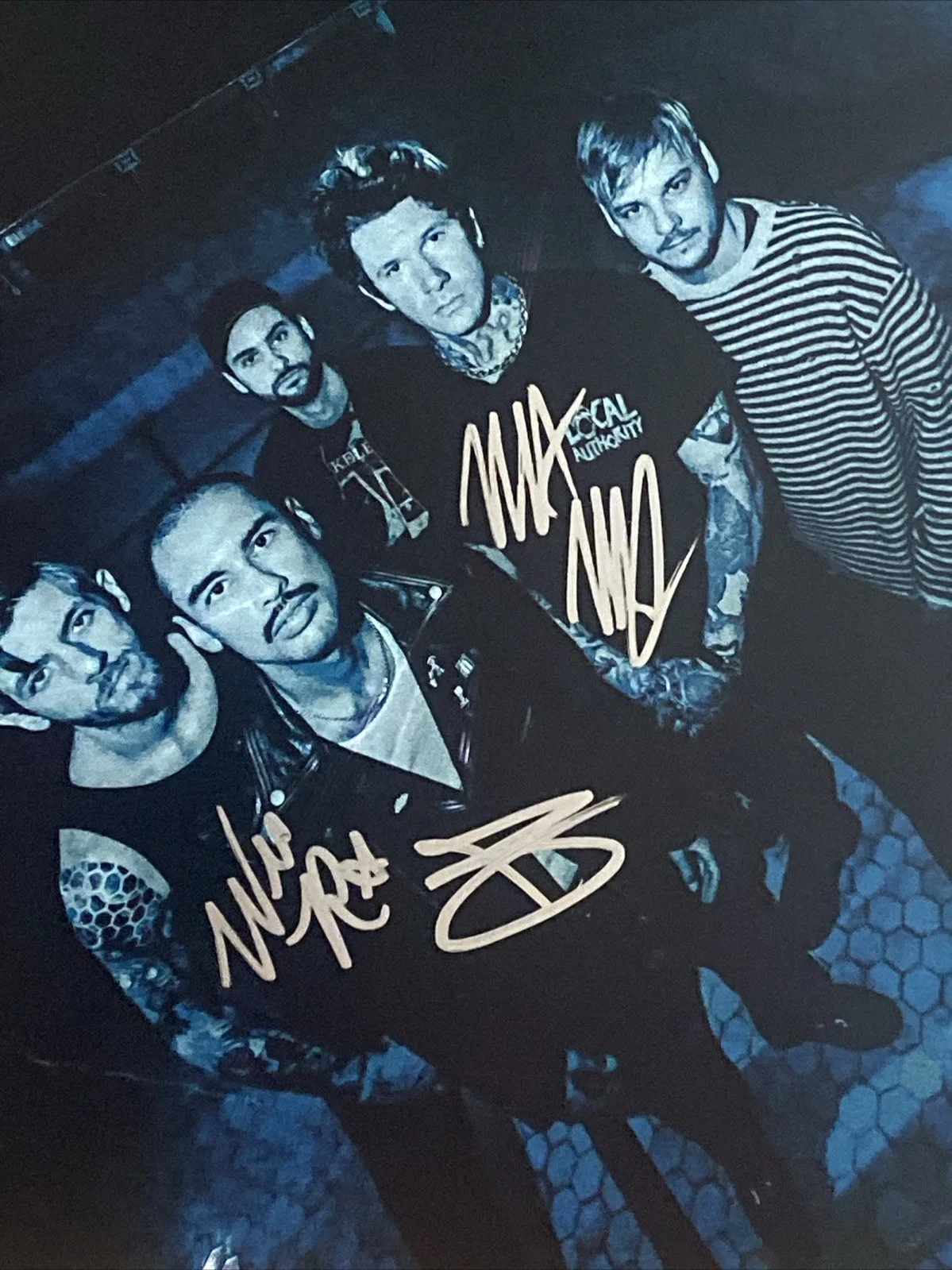 Rain City Drive Band Autographed 8x10 Photo Matt McAndrew +2, изображение 2