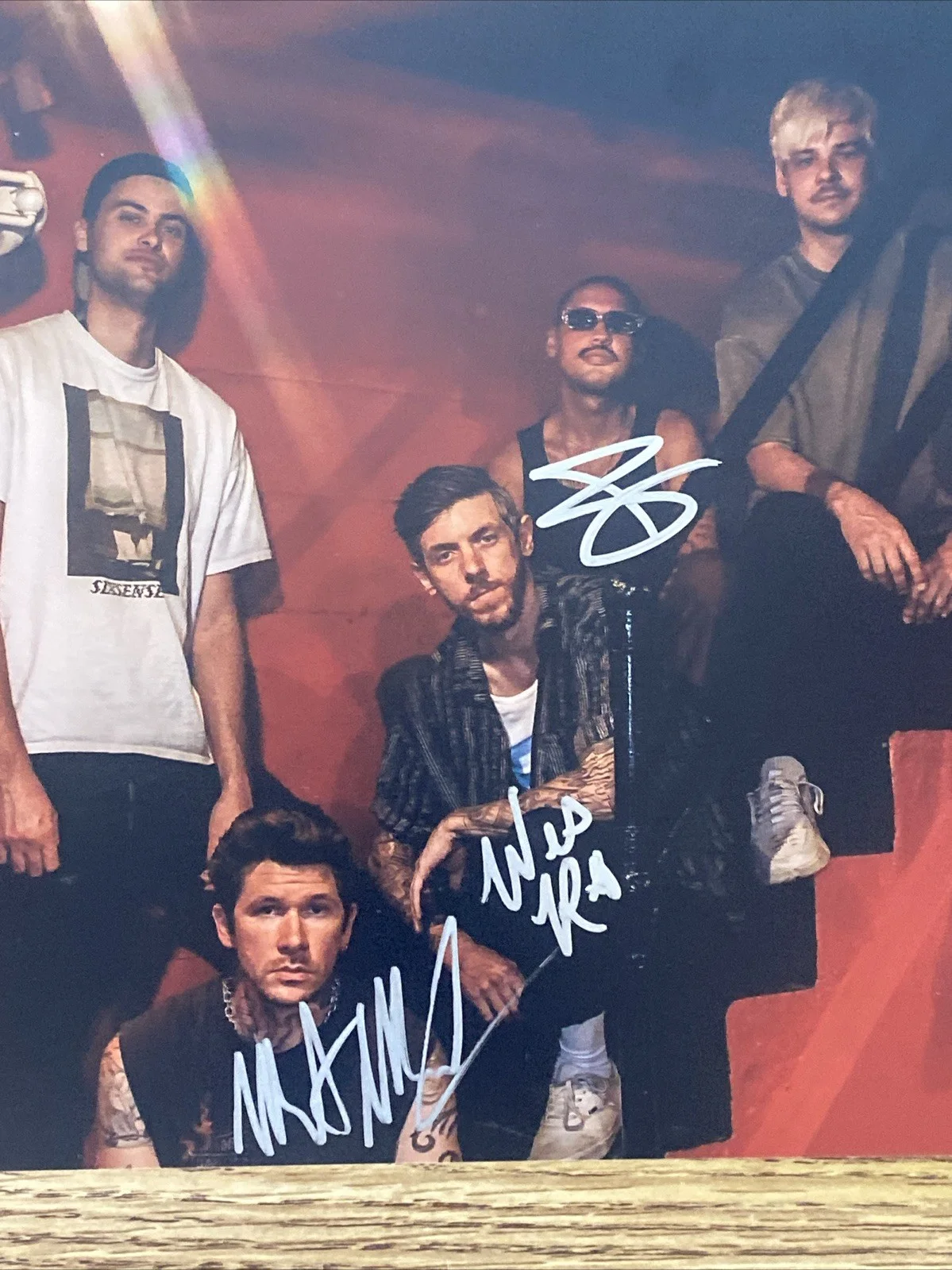 Rain City Drive Band Autographed 8x10 Photo Matt McAndrew +2, image 2