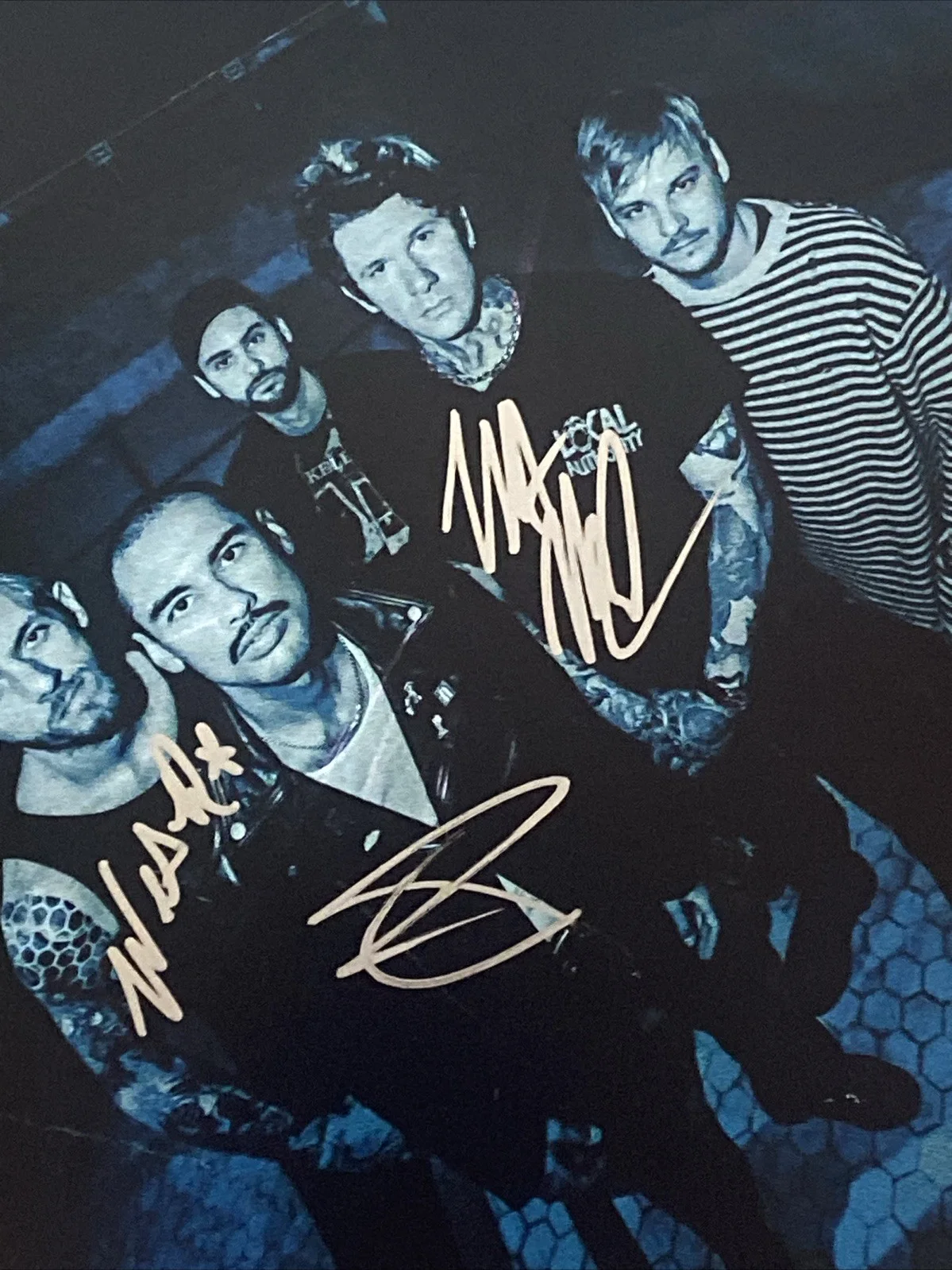 Rain City Drive Band Autographed 8x10 Photo Matt McAndrew +2, image 2