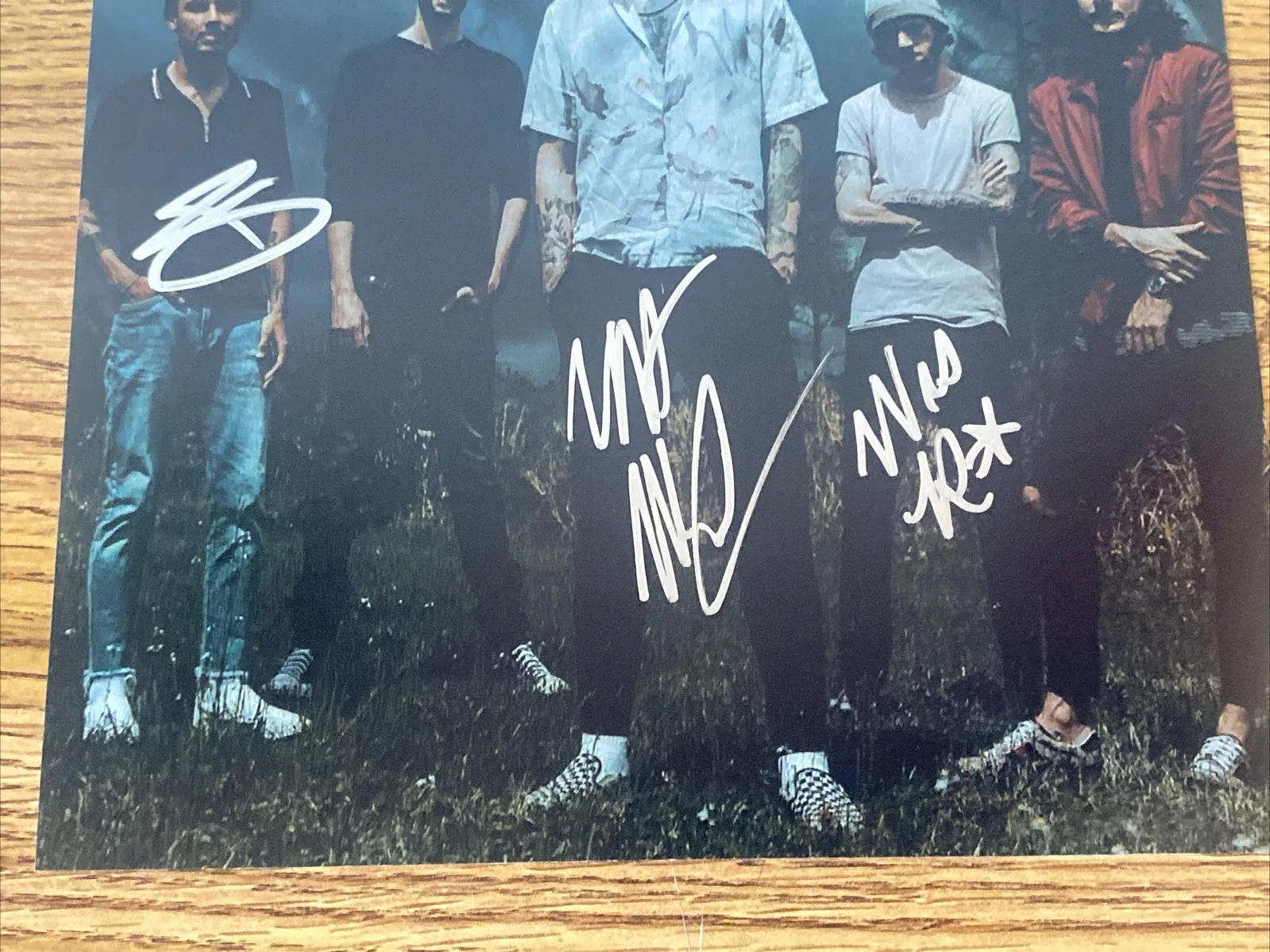 Rain City Drive Band Autographed 8x10 Photo Matt McAndrew +2, image 2