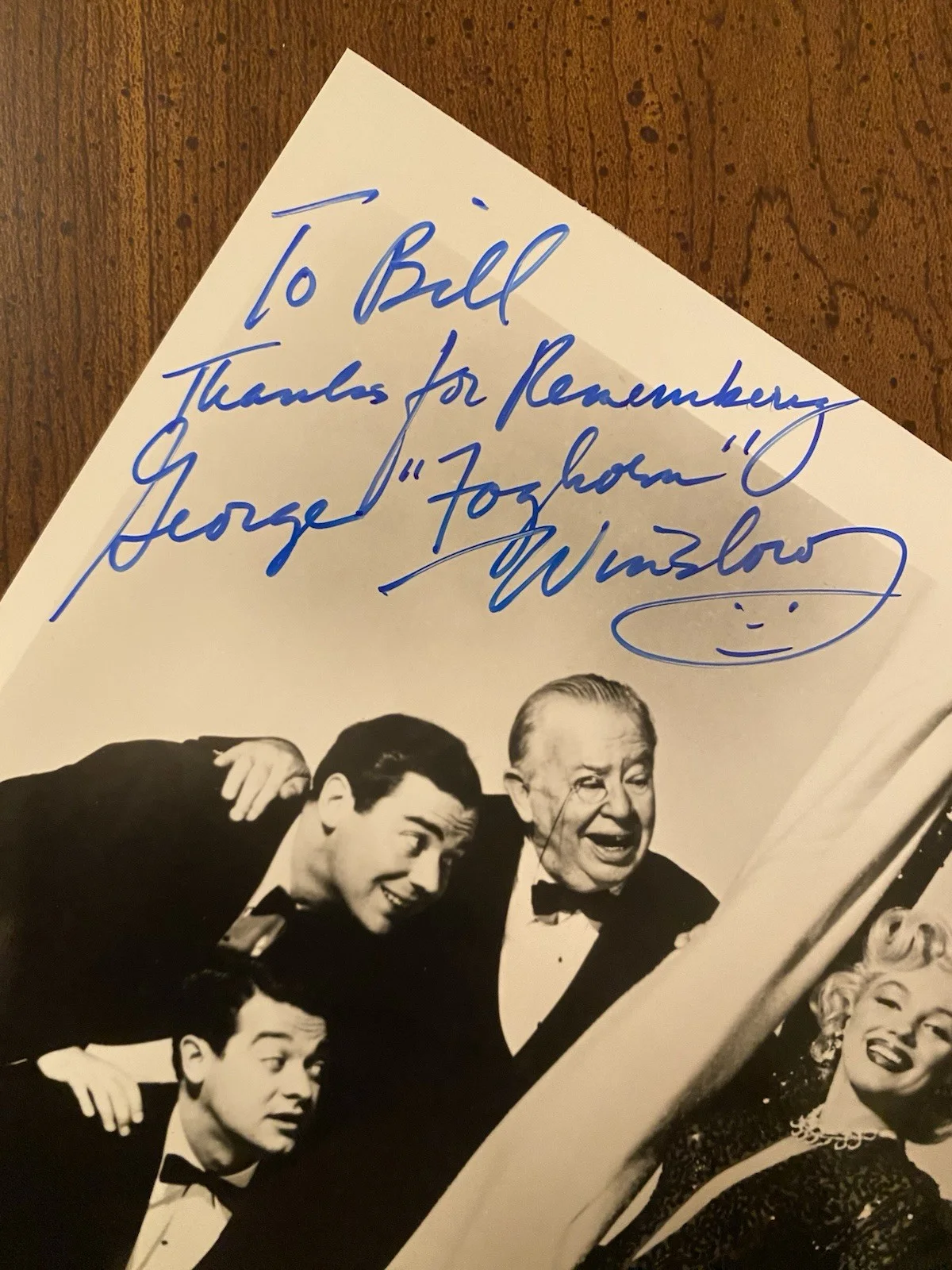 George Winslow — George Foghorn Winslow Signed Autographed Photo w/ COA Gentlemen Prefer Blondes, изображение 2