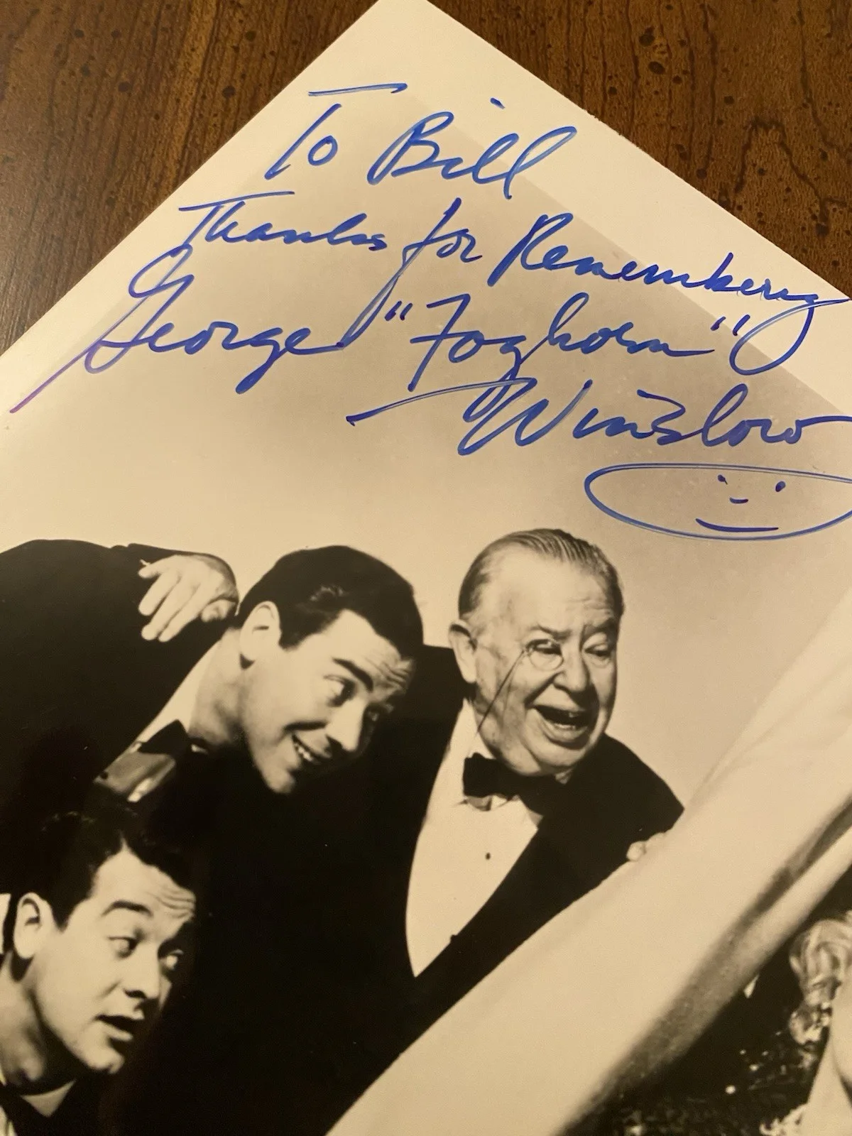 George Winslow — George Foghorn Winslow Signed Autographed Photo w/ COA Gentlemen Prefer Blondes, изображение 3