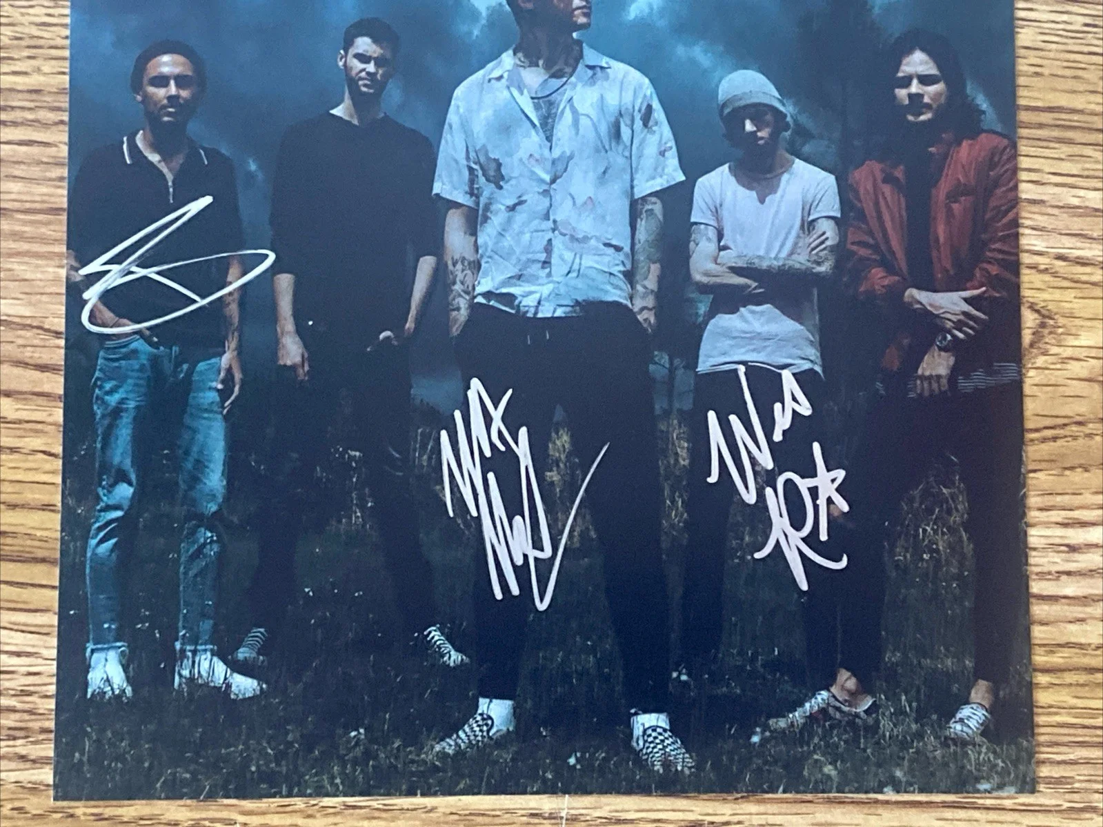 Rain City Drive Band Autographed 8x10 Photo Matt McAndrew +2, image 2