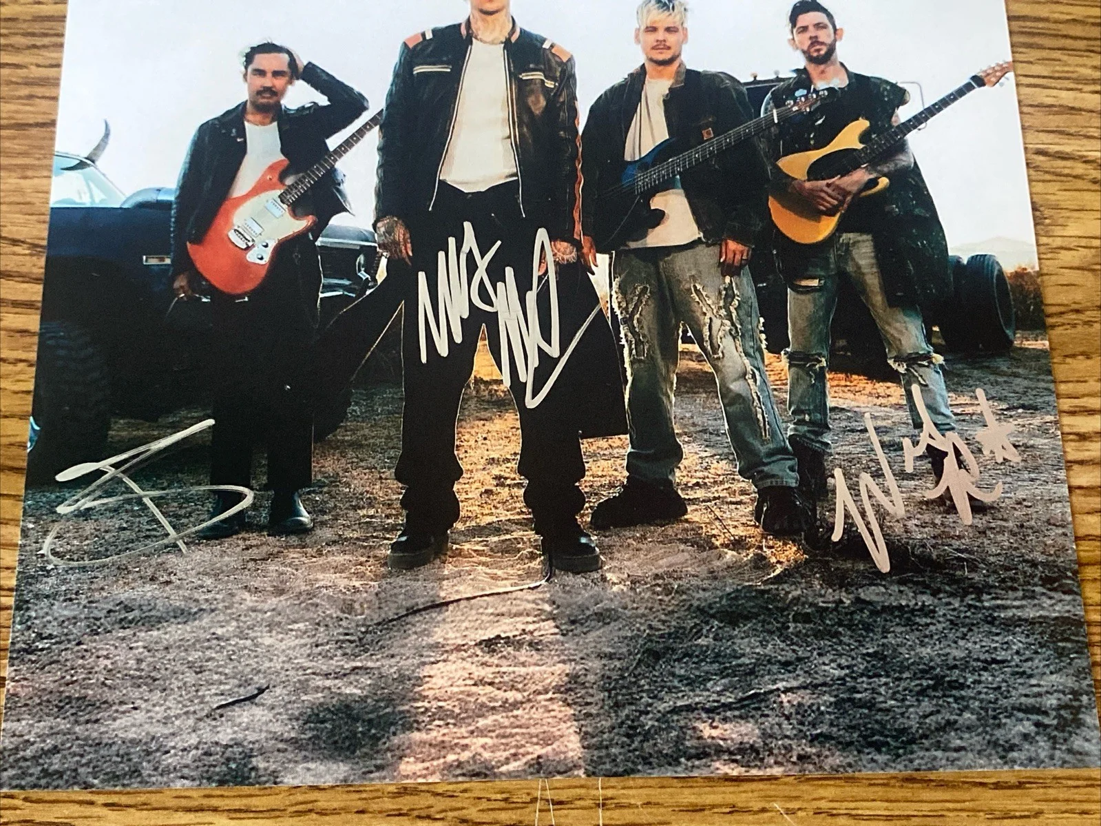 Rain City Drive Band Autographed 8x10 Photo Matt McAndrew +2, image 2